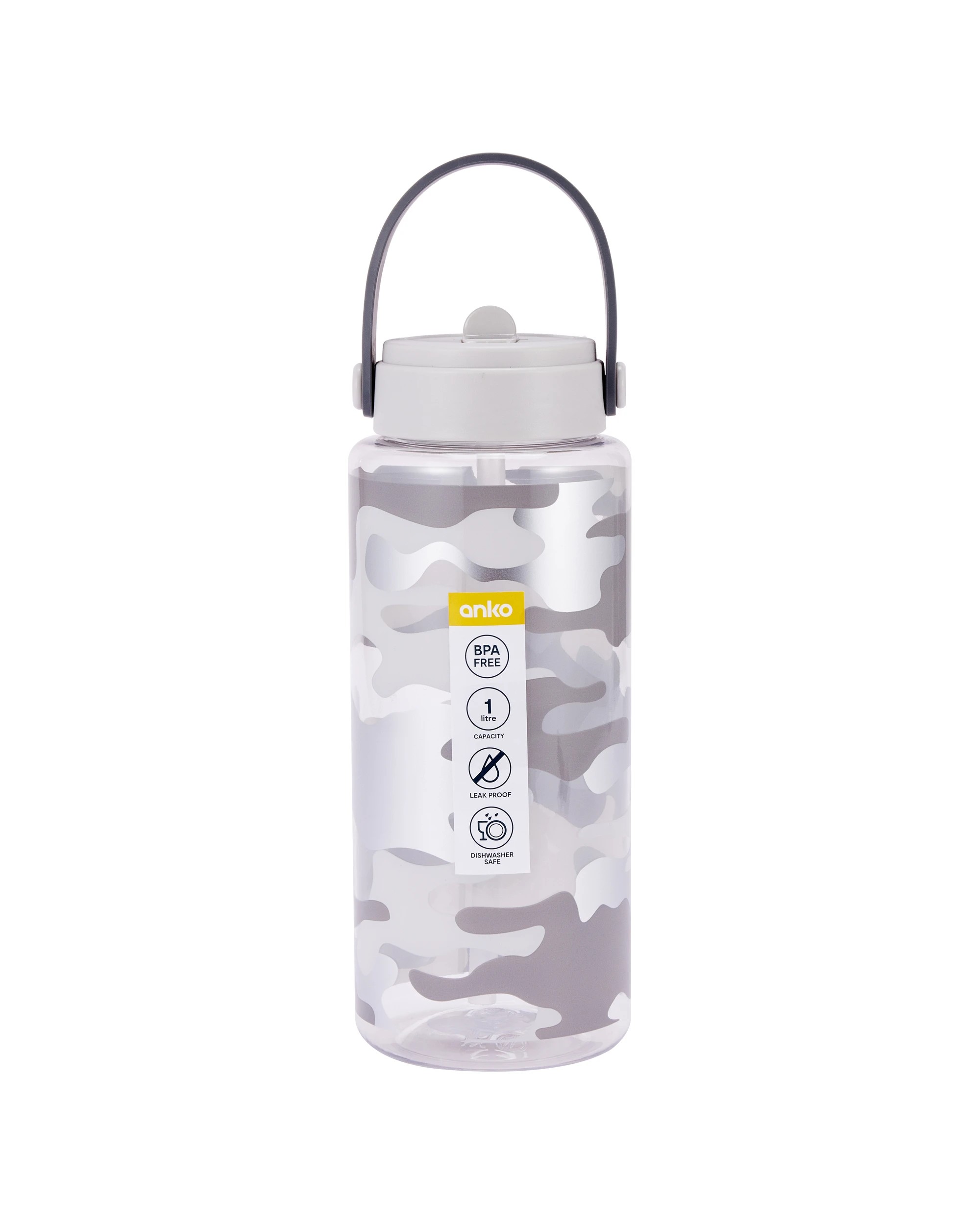 7 1L Drink Bottle with Handle - Camo, 7 of 7