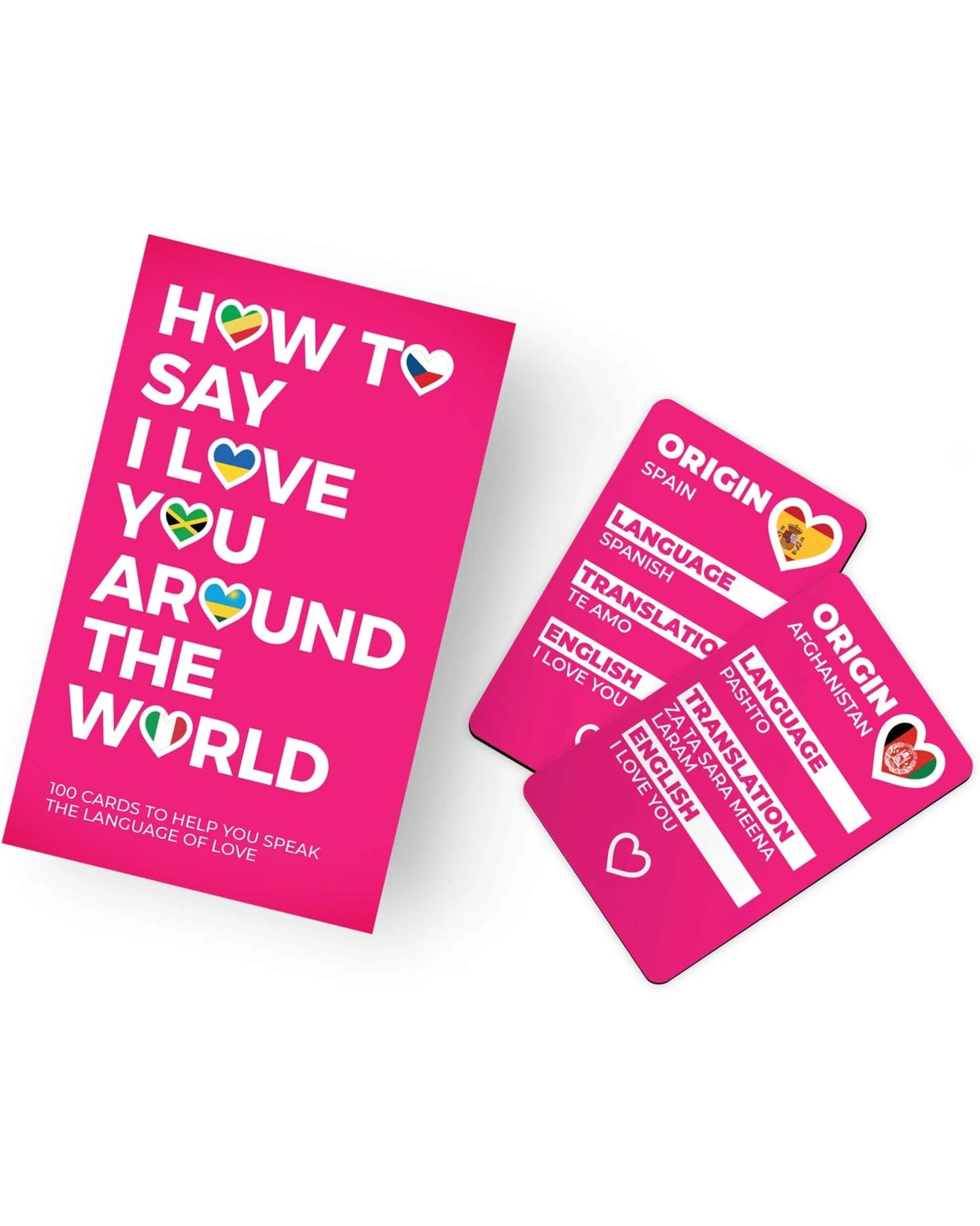 4 How to Say I Love You Around The World Cards, 4 of 4
