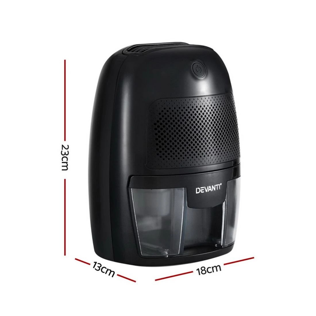 2 Devanti Dehumidifier 600ML Air Purifier - Black, 2 of 7