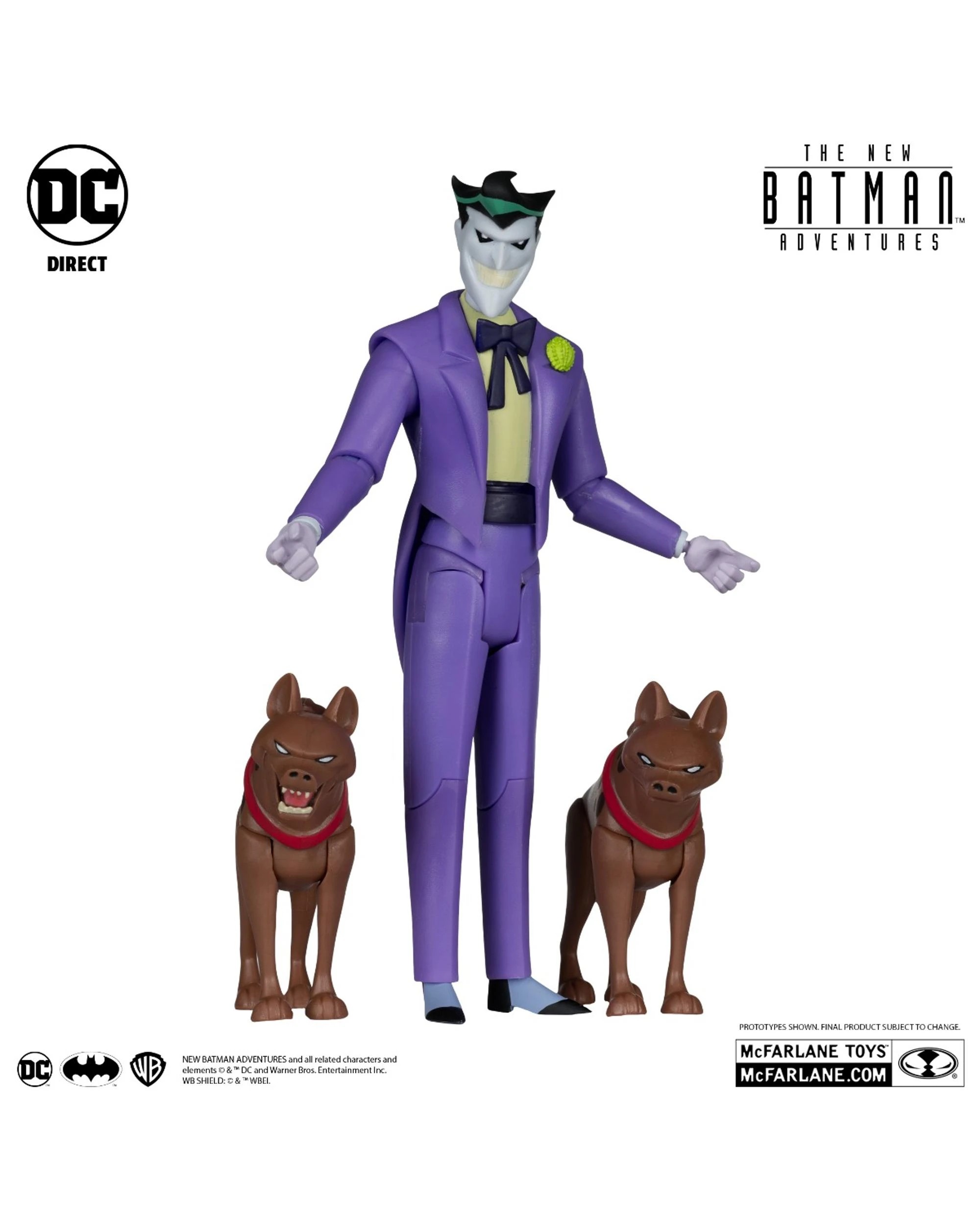 2 DC Direct The New Batman Adventures The Joker 6 Inch Figure, 2 of 9