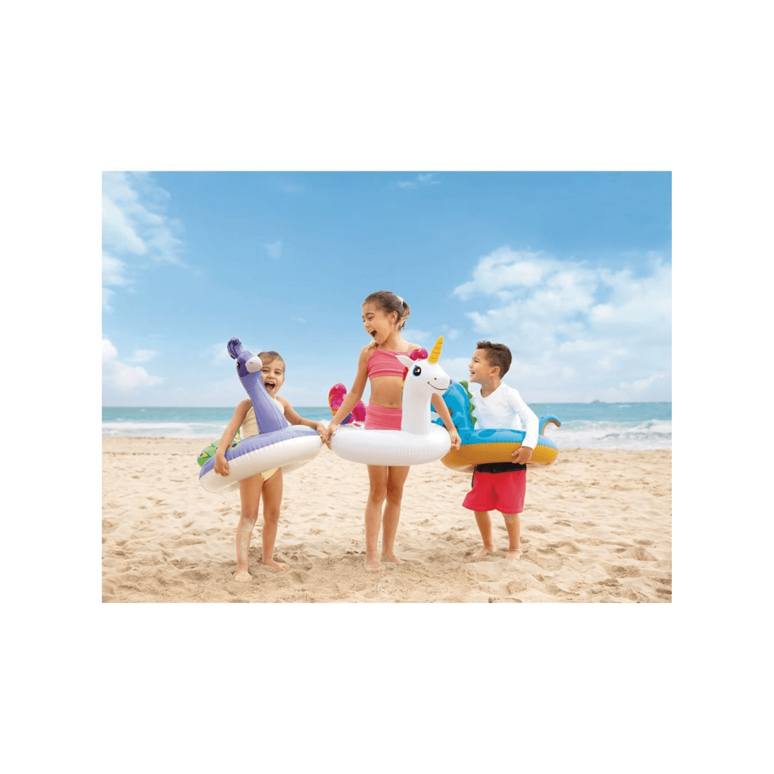 9 INTEX Big Animal Kids Children Inflatable Pool Rings - Assorted Vinyl - 1 X - Multi, 9 of 9