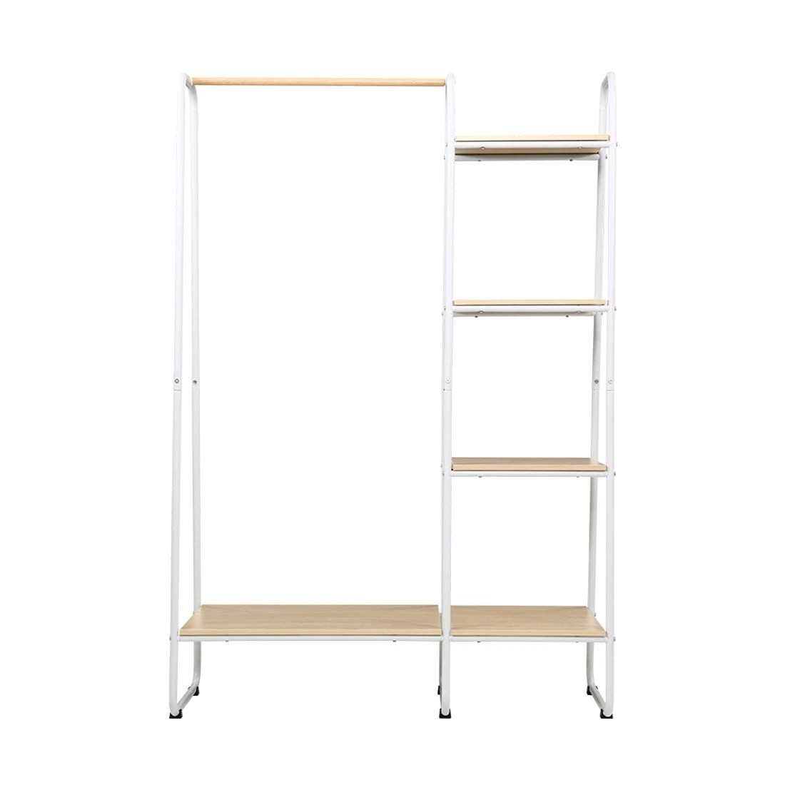 5 Artiss Wardrobe Clothes Rack Airer Coat Stand 150cm - White, 5 of 8