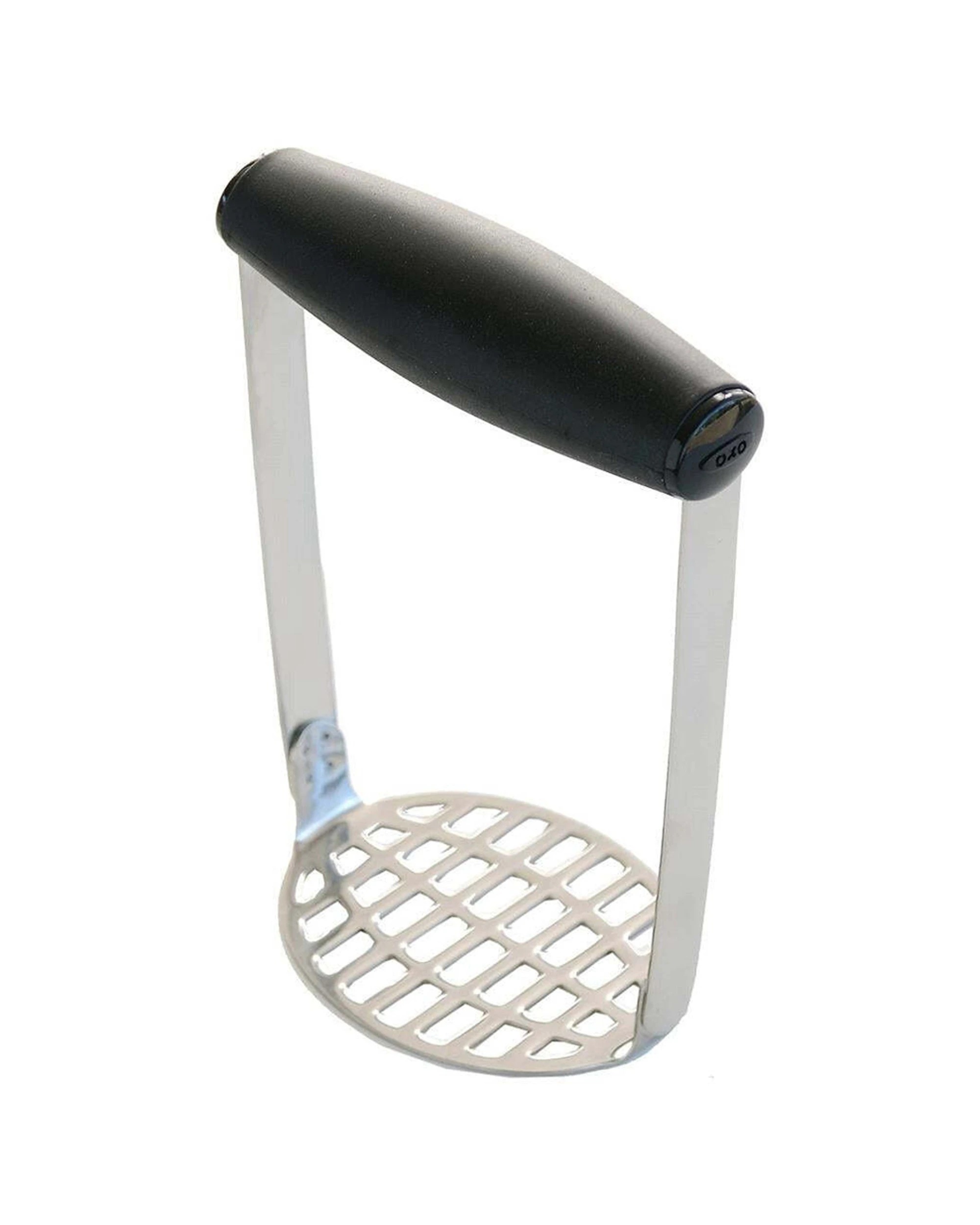 1 Oxo Stainless Steel 15cm Smooth Potato Masher Fine-Grid Mashing Plate - Silver, 1 of 1