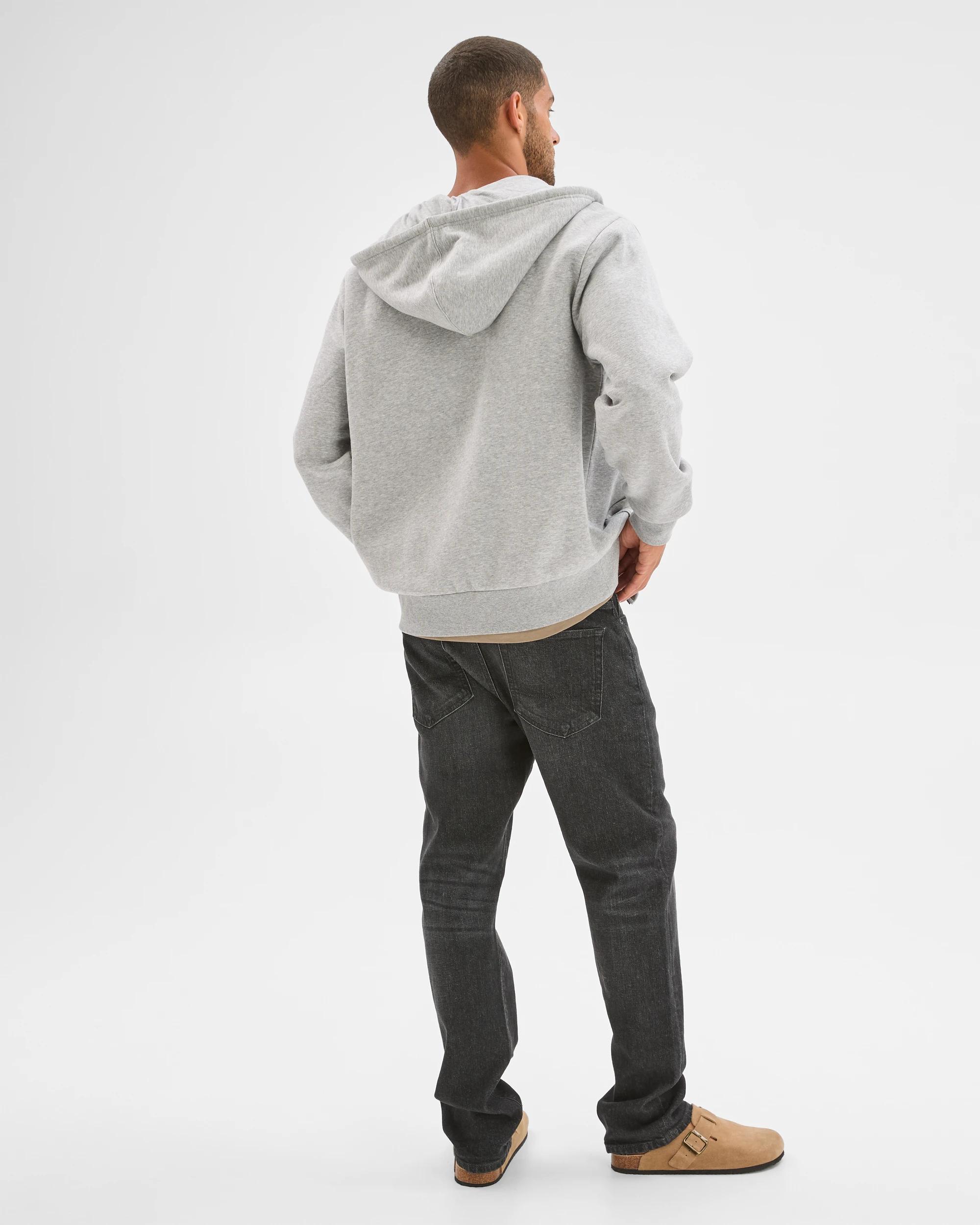 6 Target Man Zip Thru Hoodie GREY MARLE, 6 of 7