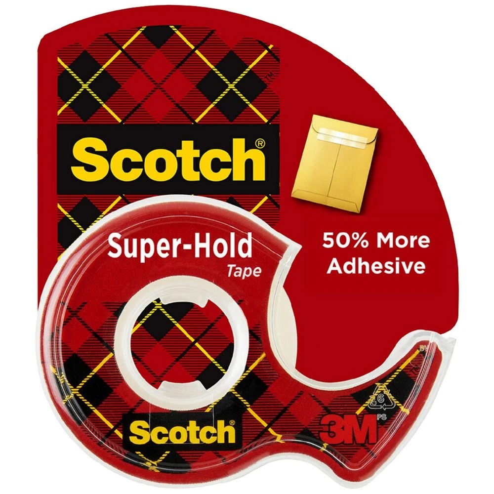1 Scotch Superhold Tape with Dispenser 19 mm x 16.5 m, 1 of 8