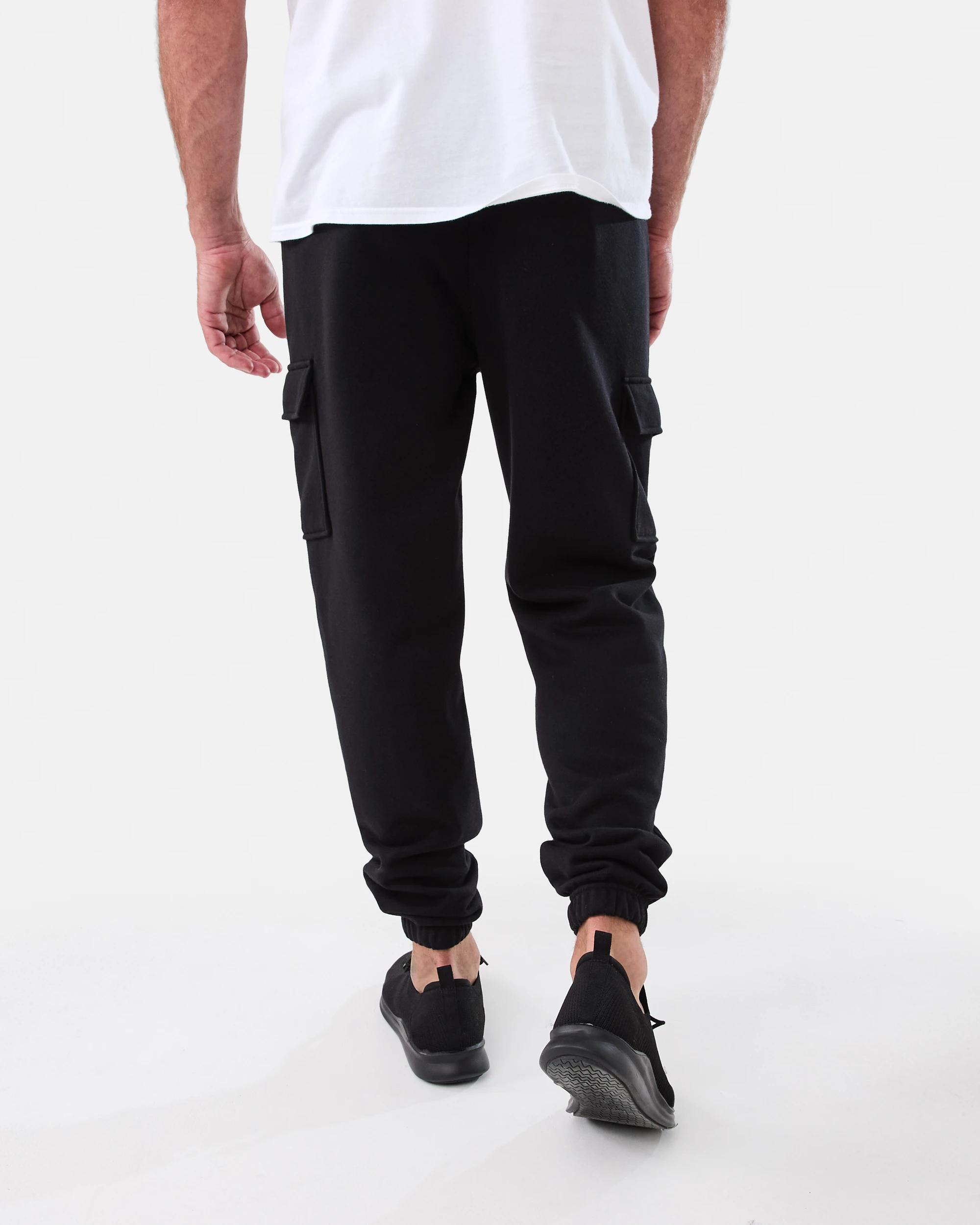 2 Relaxed Cargo Trackpants Black, 2 of 5