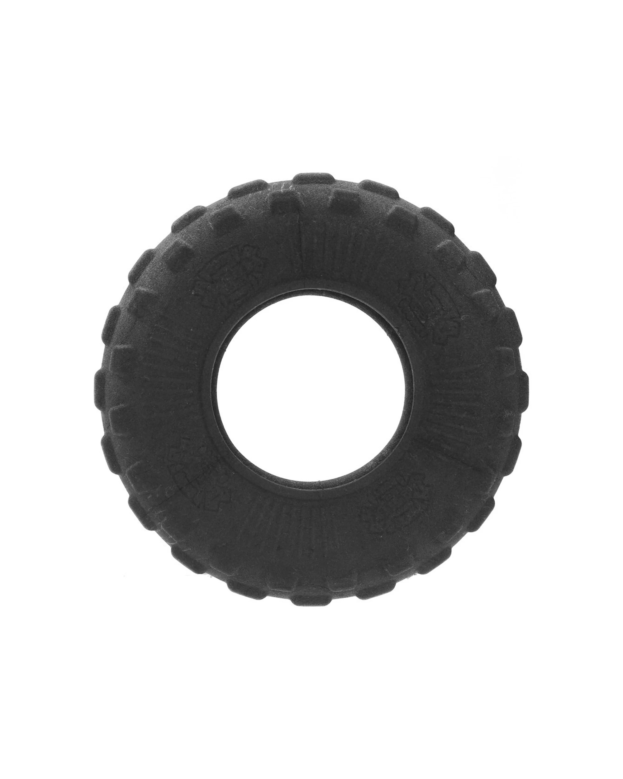 3 Paws And Claws All Terrain 21cm Rubber Tyre Dog Toy Pet Chew Teething Large Black
 - Black, 3 of 3