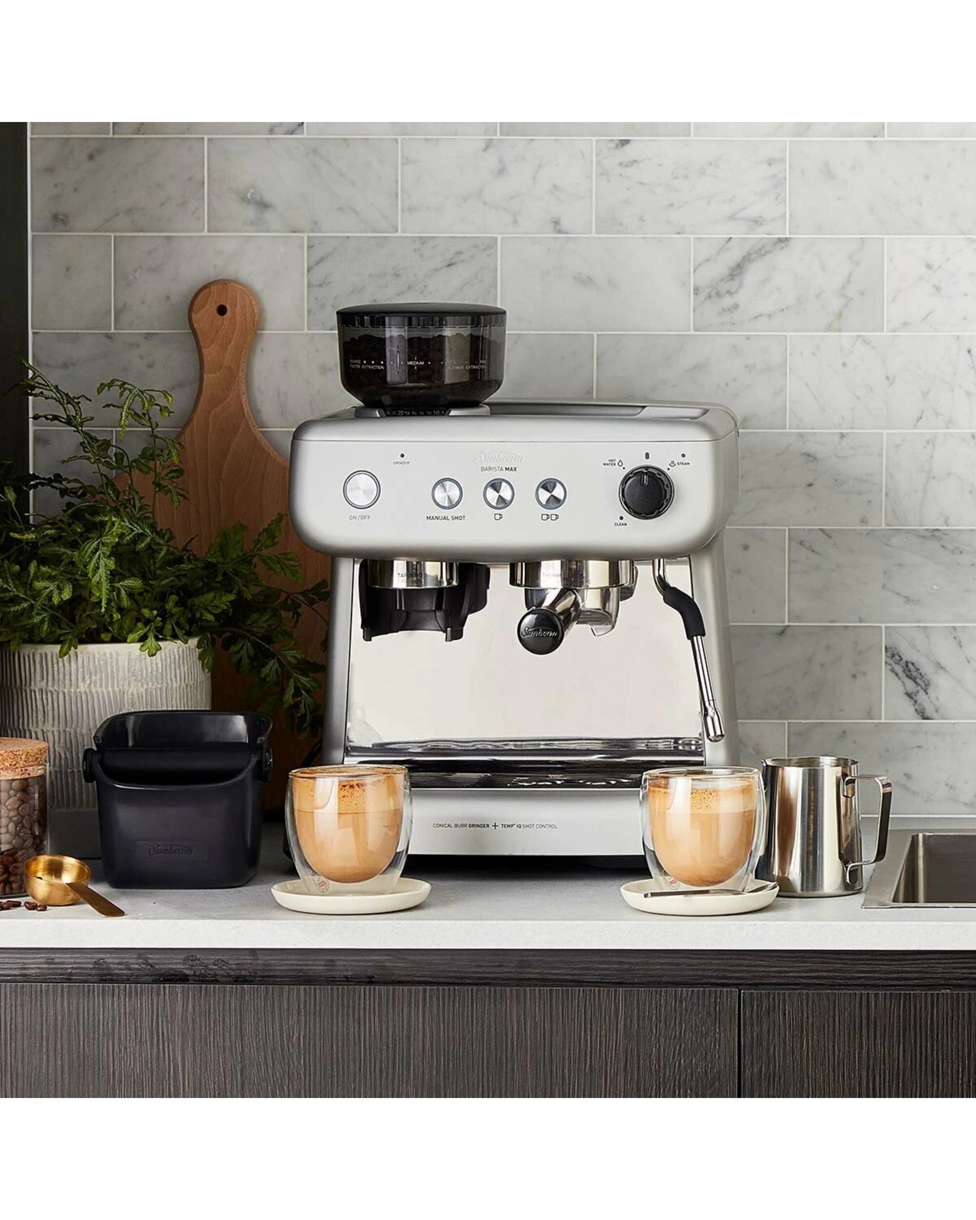 5 Sunbeam Barista Max Espresso Machine - Silver - STAINLESS STEEL, 5 of 5