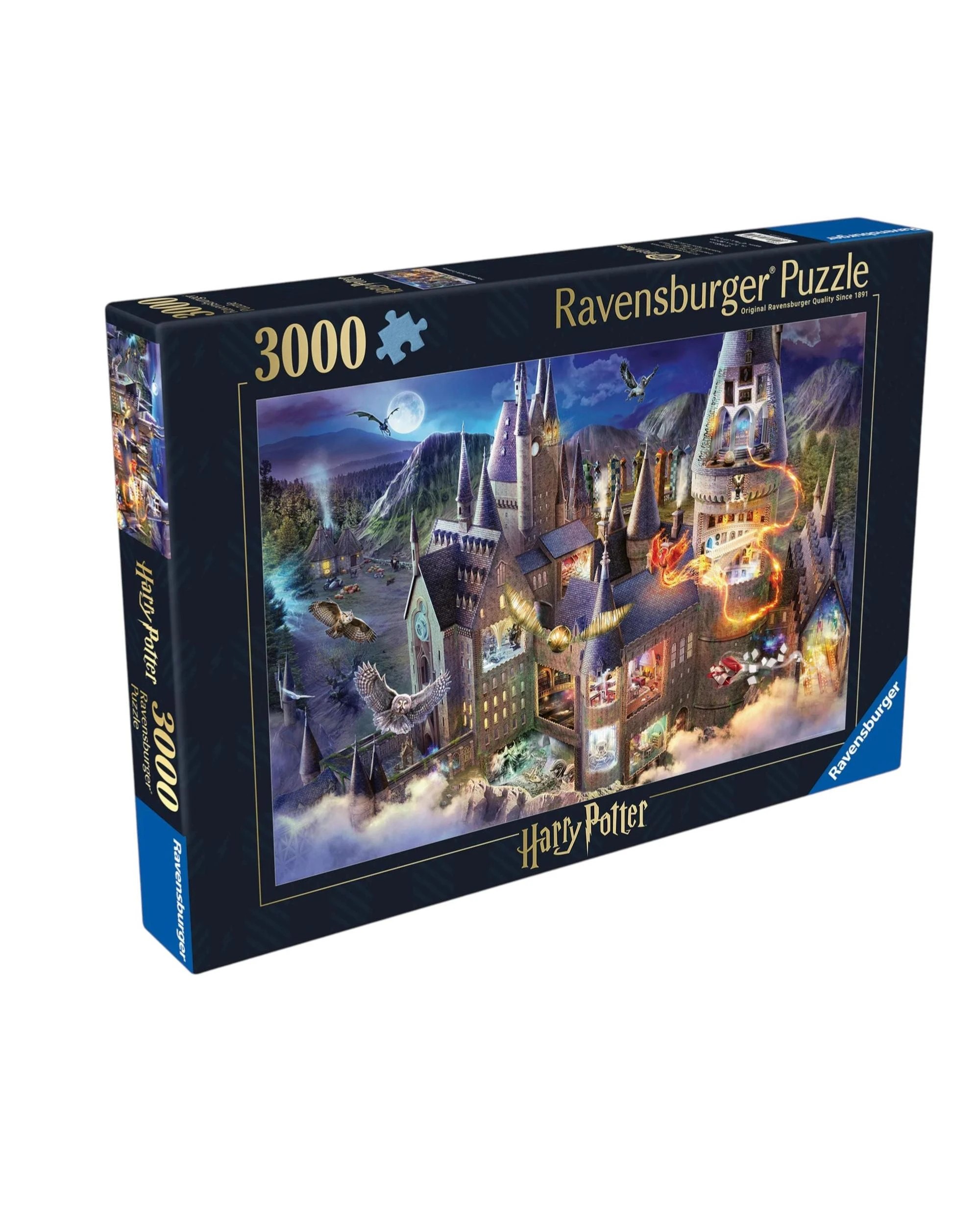 2 Ravensburger Harry Potter Hogwarts Castle Cutaway 3000 Piece Jigsaw Puzzle, 2 of 5