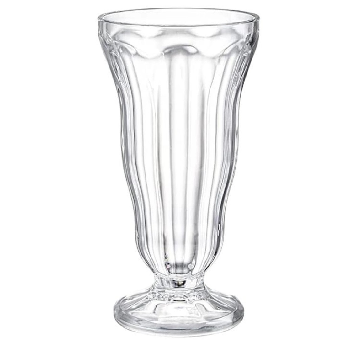 1 Durmaz Clear Acrylic Tall Milkshake Glass 400ml, 1 of 1