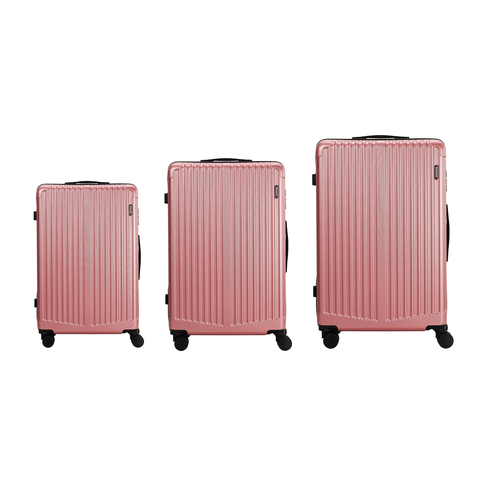 7 Mazam 3PCS Luggage Suitcase Trolley Set TSA Lock Hard Case - Pink, 7 of 9