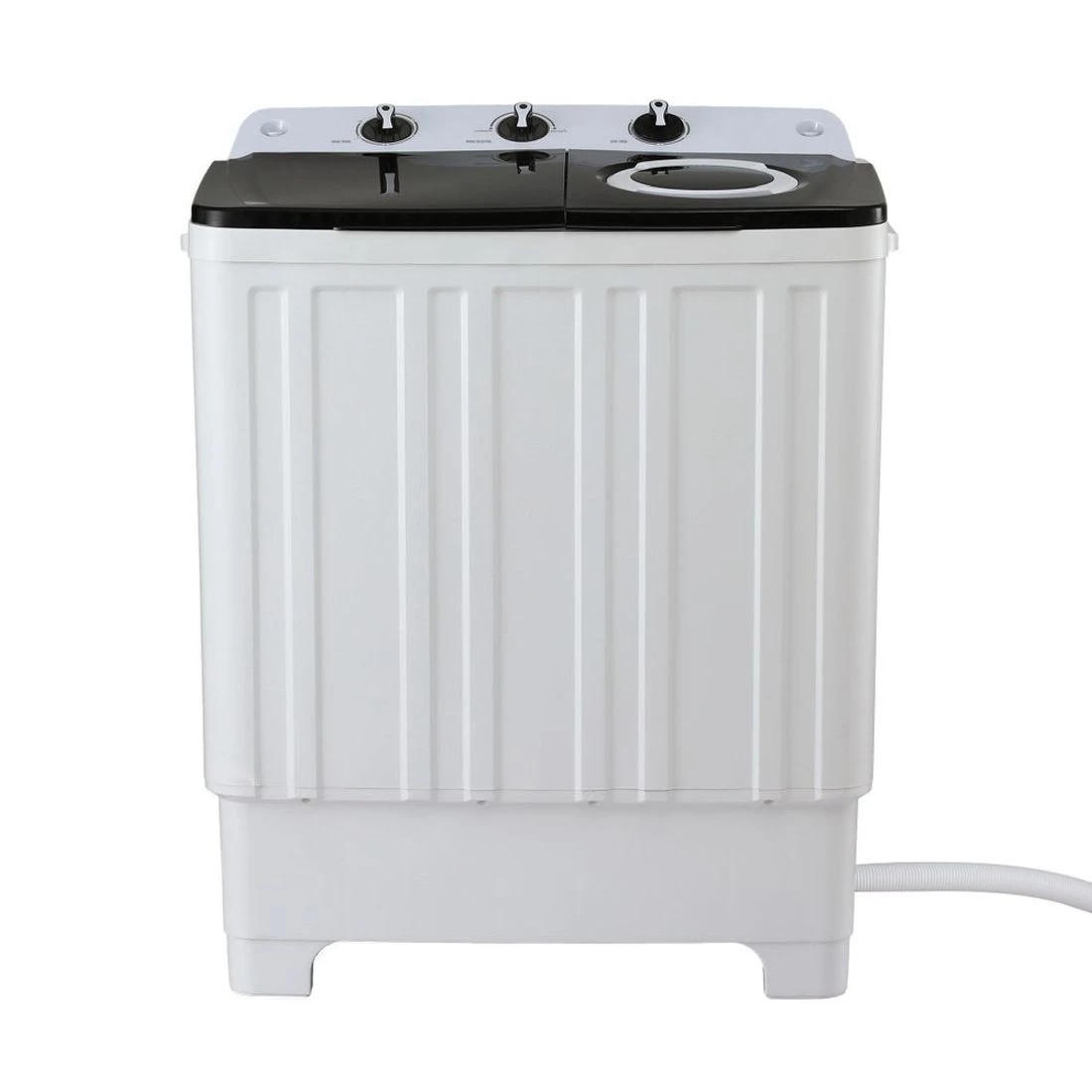 3 Devanti Portable Washing Machine Twin Tub 7KG - White, 3 of 8