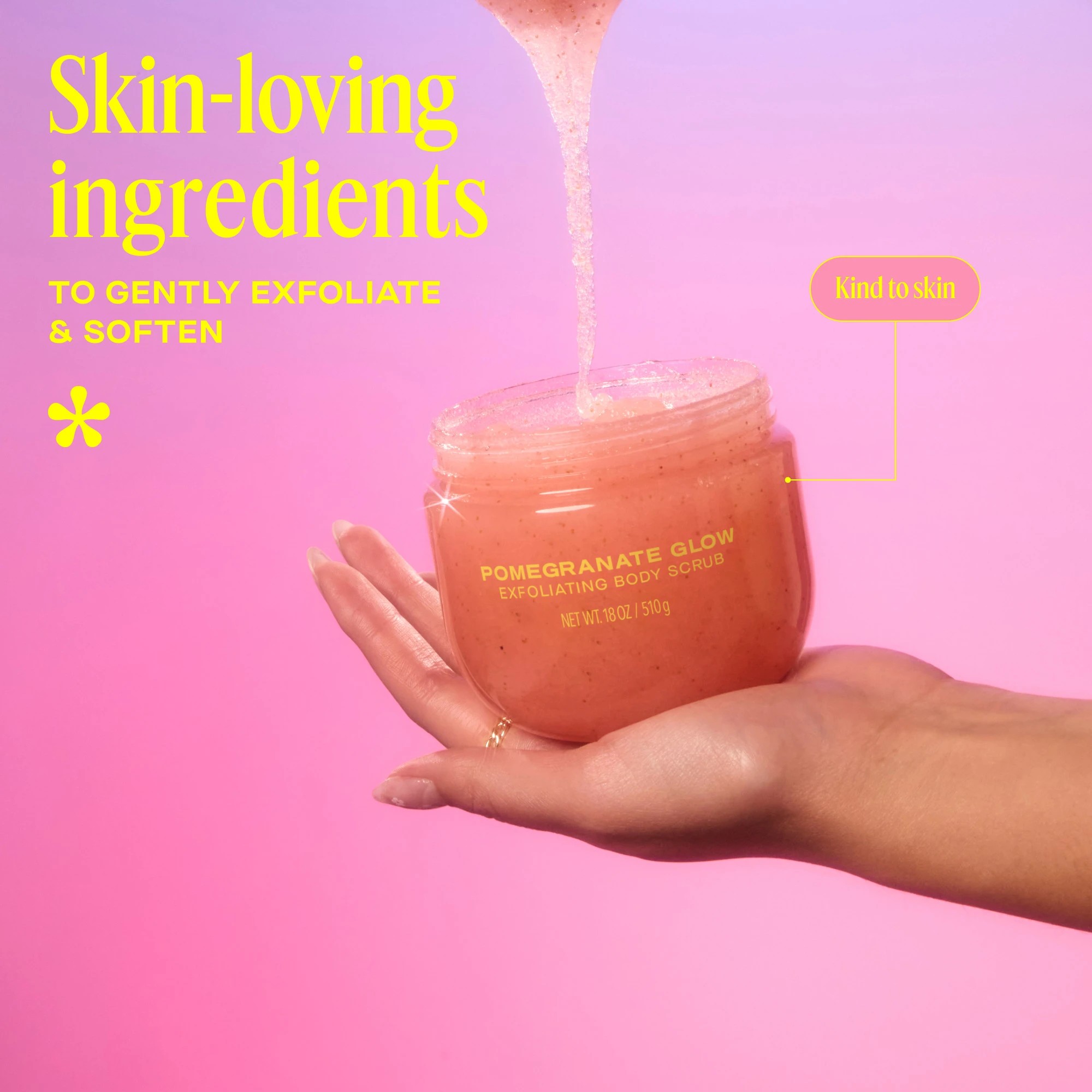 4 DAISE Exfoliating Body Scrub 510g - Pomegranate Glow, 4 of 9