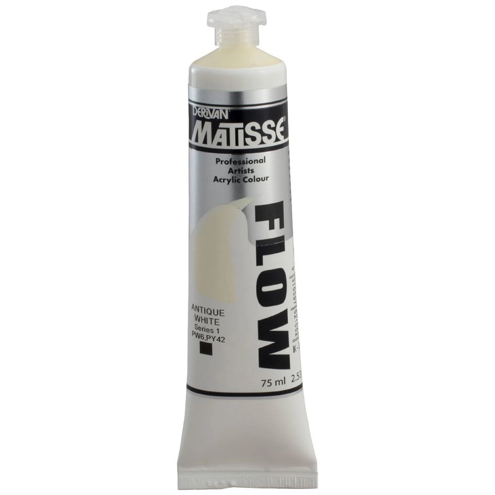 1 Derivan Matisse Flow Paint 75mL Antique White S1, 1 of 2
