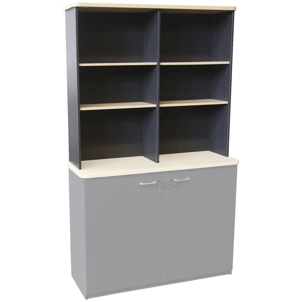 2 Toro Hutch 1200mm Grey Cabinets Cupboards, Lockers and Credenzas, 2 of 4