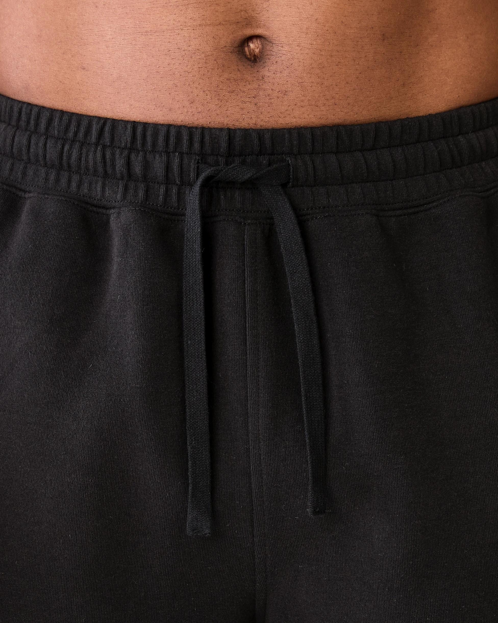 5 Elastic Waist Interlock Knit Shorts Black, 5 of 7