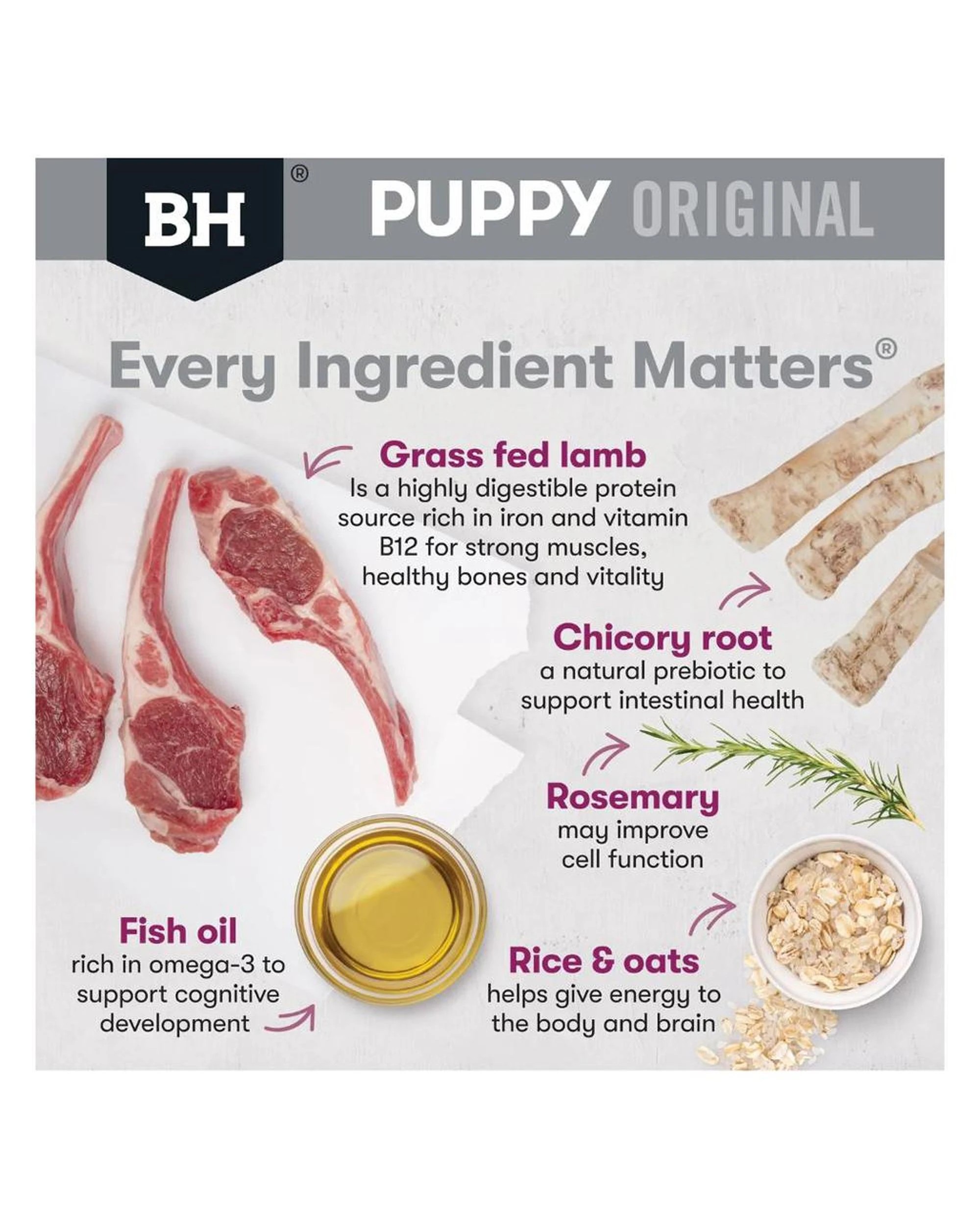 3 Black Hawk Lamb And Rice Small Breed Dry Puppy Food - 3kg, 3 of 8