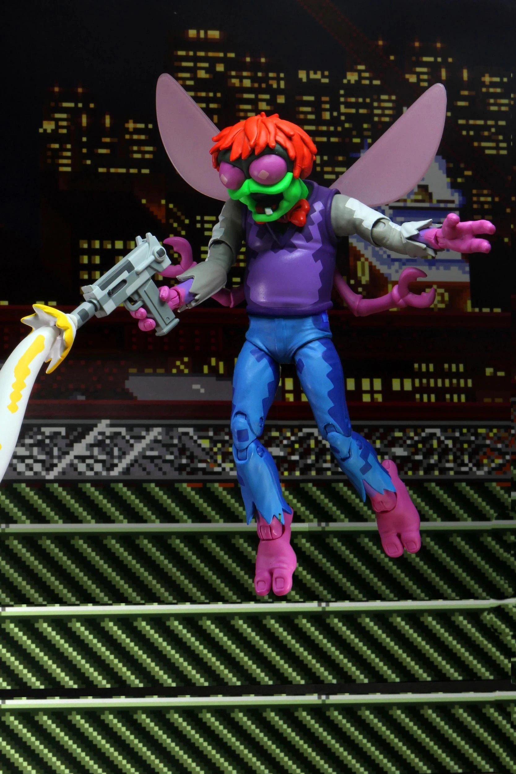 4 NECA - TMNT Baxter Stockman Turtles In Time 7-Inch Scale Action Figure - Multi, 4 of 6