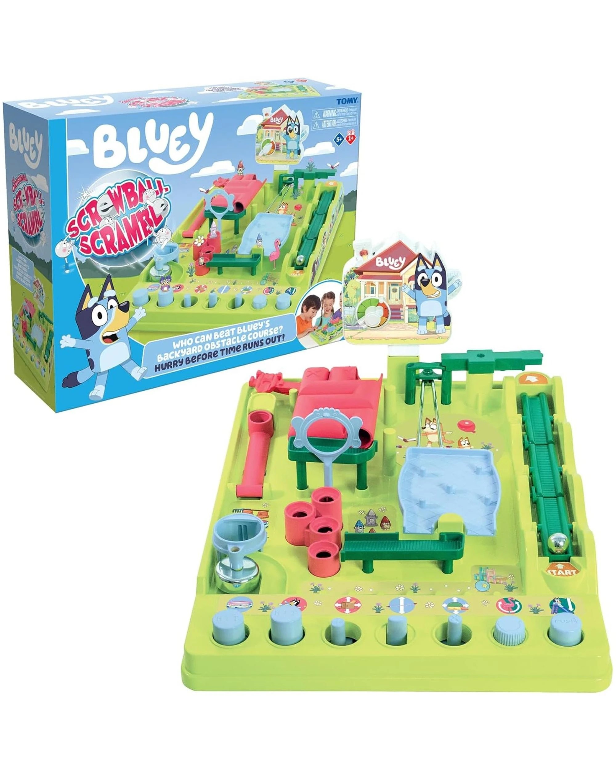 1 Bluey Screwball Scramble Marble Maze, 1 of 6