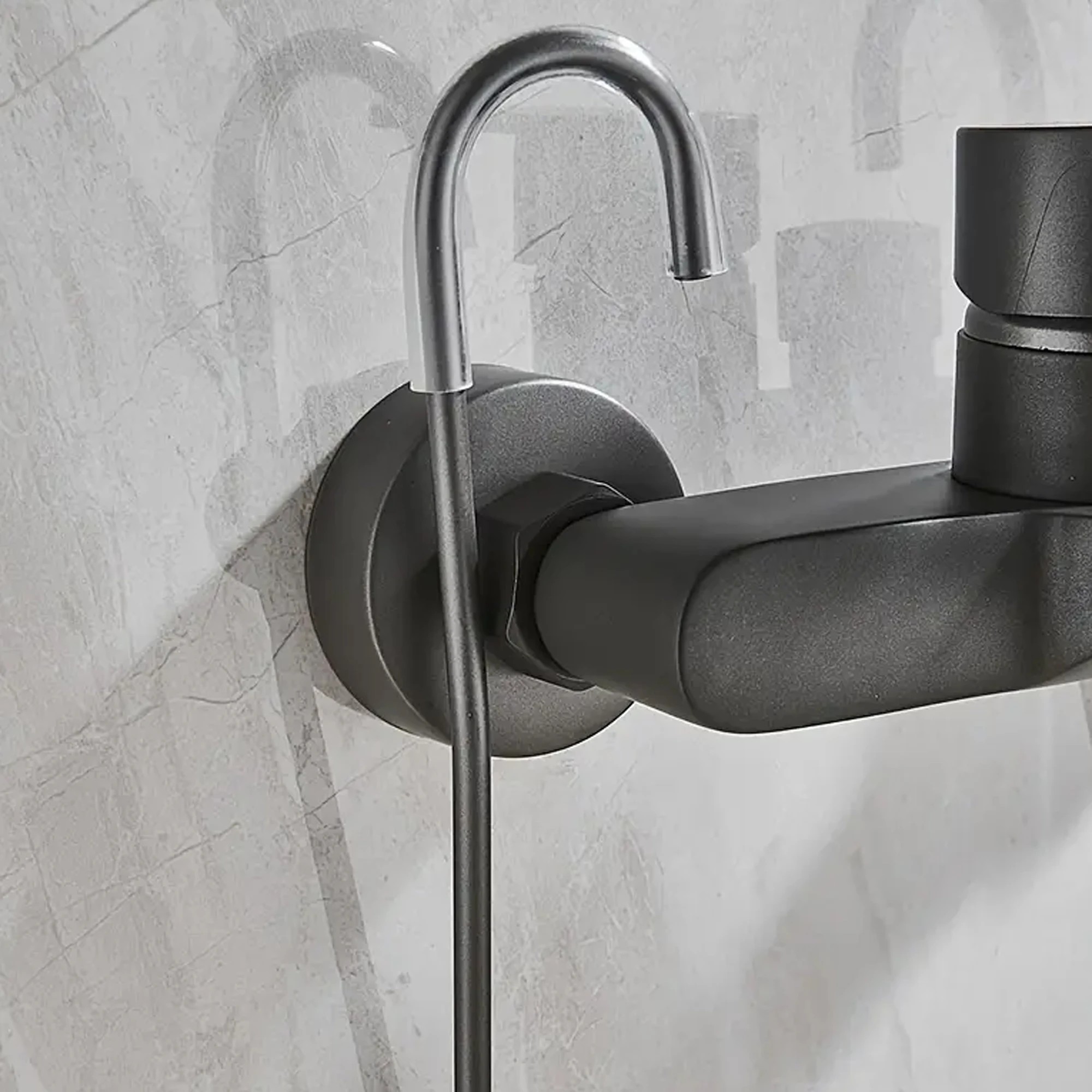 5 TODO Hanging Shower Rack Bathroom Caddy Aluminium Alloy Rust Free Waterproof Bath Storage Organizer - Grey - Grey, 5 of 6