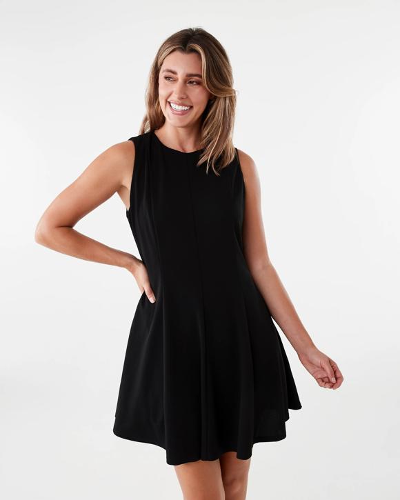 Sleeveless Flare Mini Dress