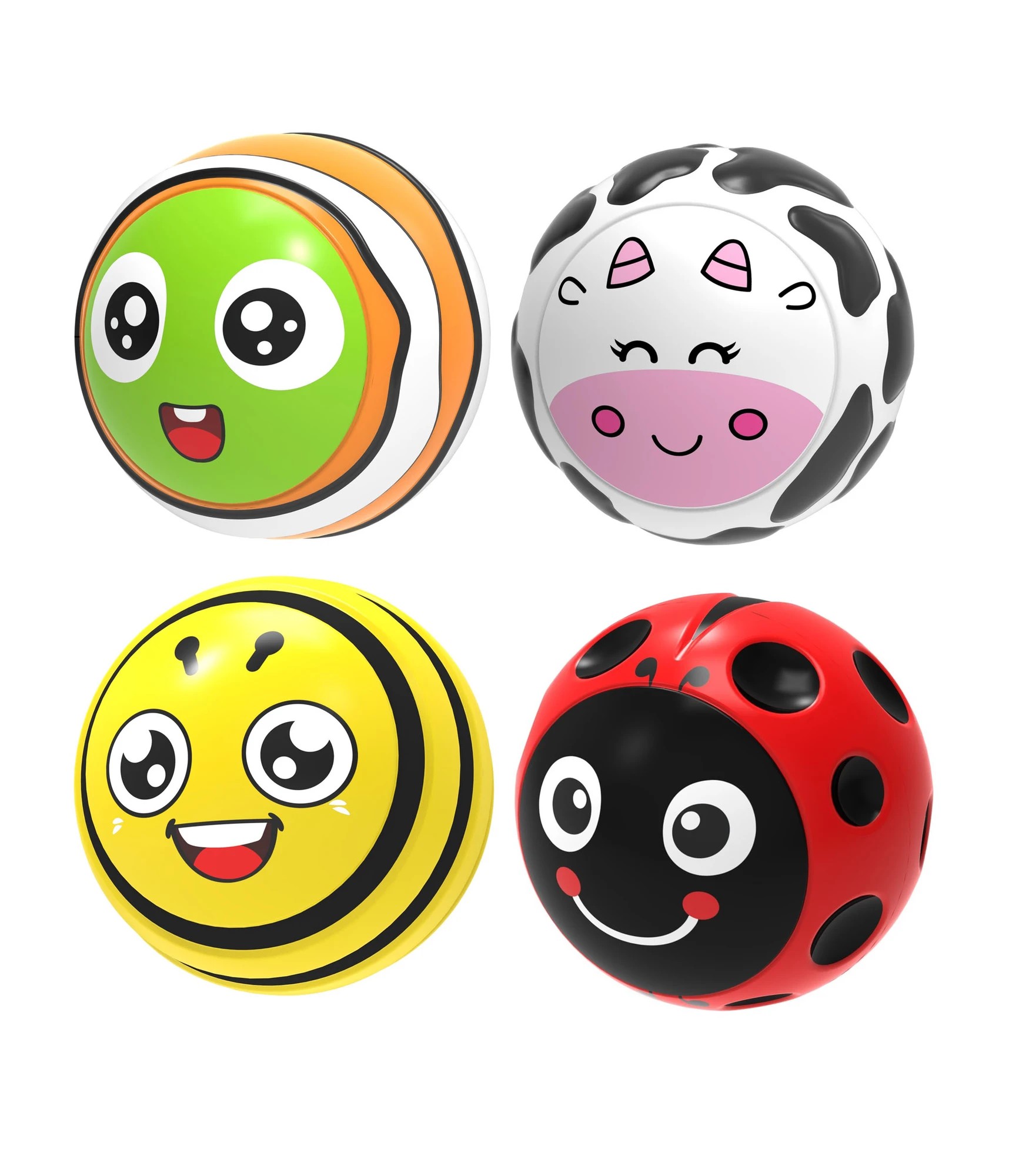 1 Pu Sculpted Animal Balls 8cm – Assorted*
 - Multi, 1 of 5