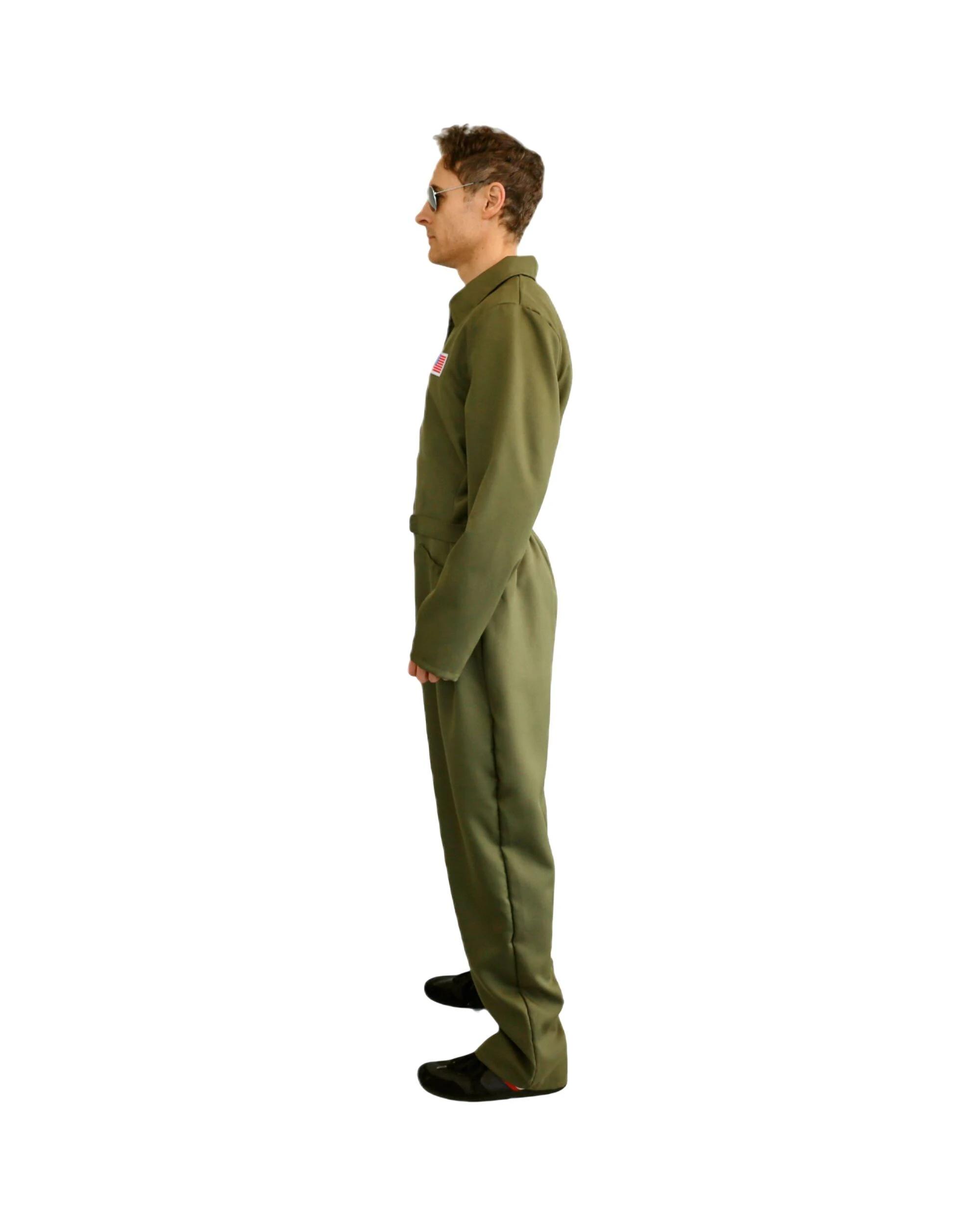 2 Tomfooery Fight Suit Adut Costume GREEN, 2 of 8
