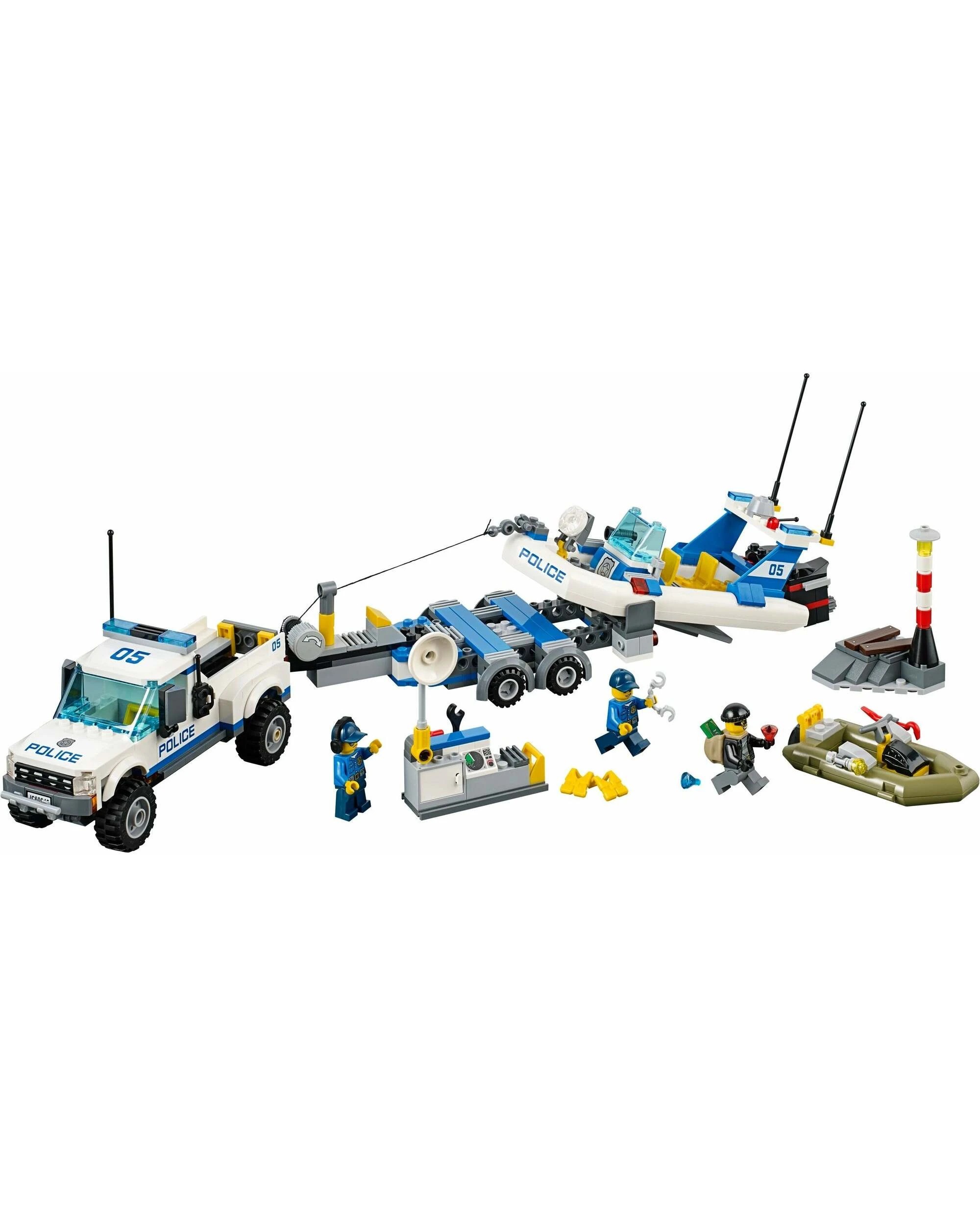 4 LEGO 60045 Police Patrol Speedboat Chase, 4 of 4