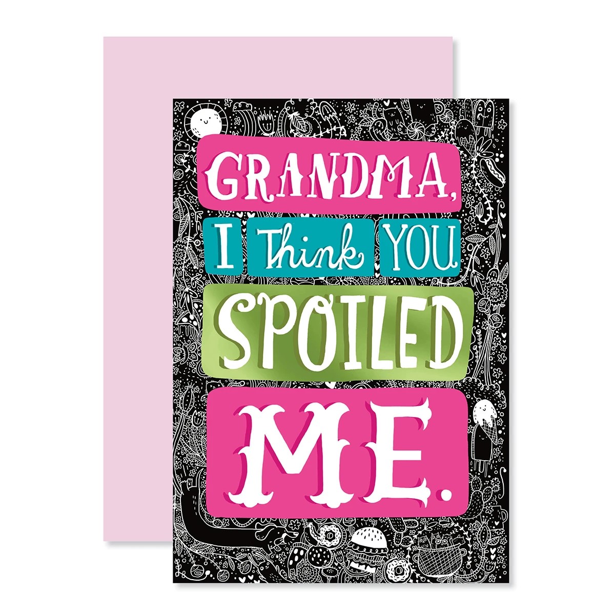 1 Hallmark Mother's Day Card - Grandma I Think You Spoiled Me, 1 of 3