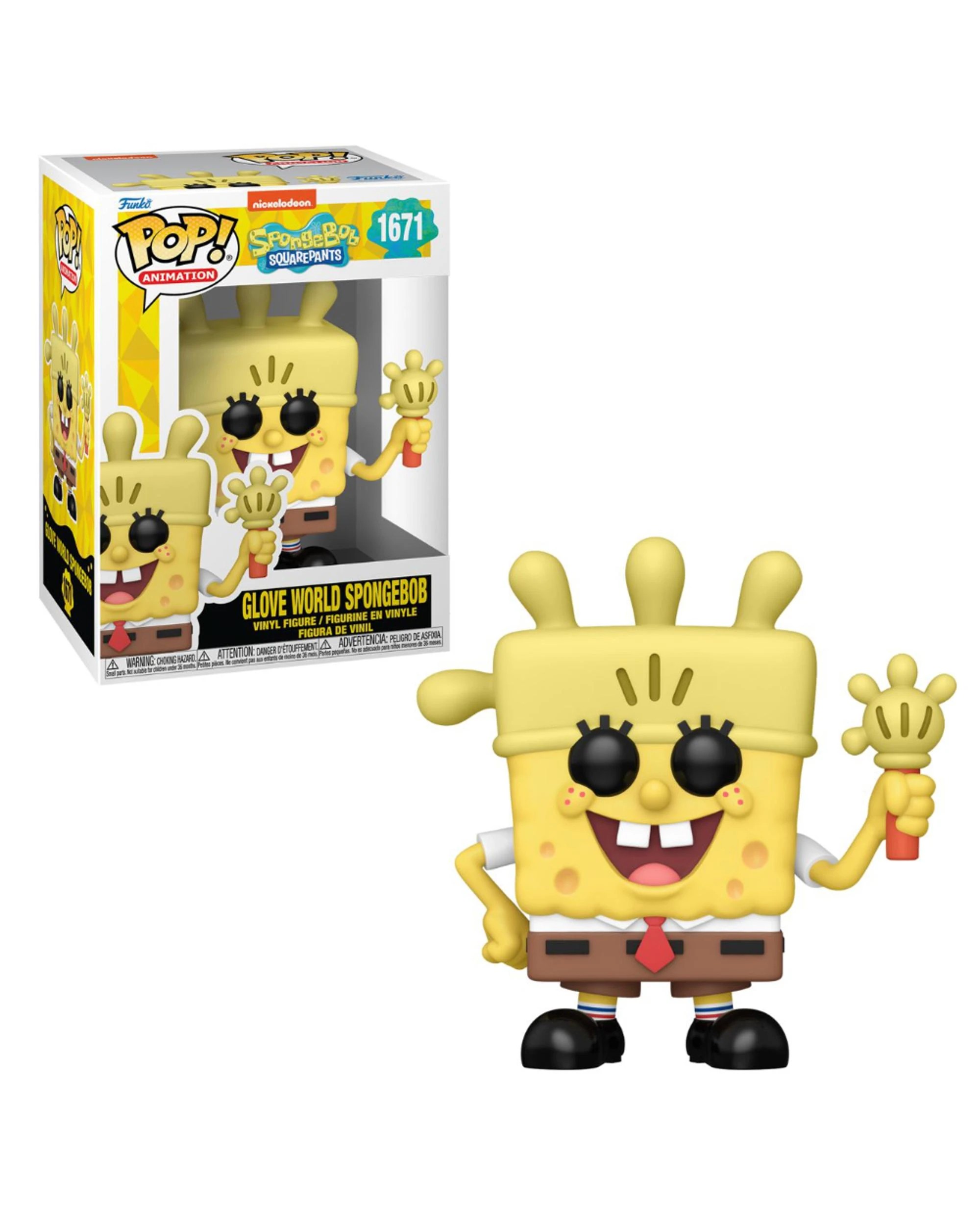 1 Spongebob Squarepants 25th Anniversary Glove World Spongebob Funko POP! Vinyl, 1 of 2