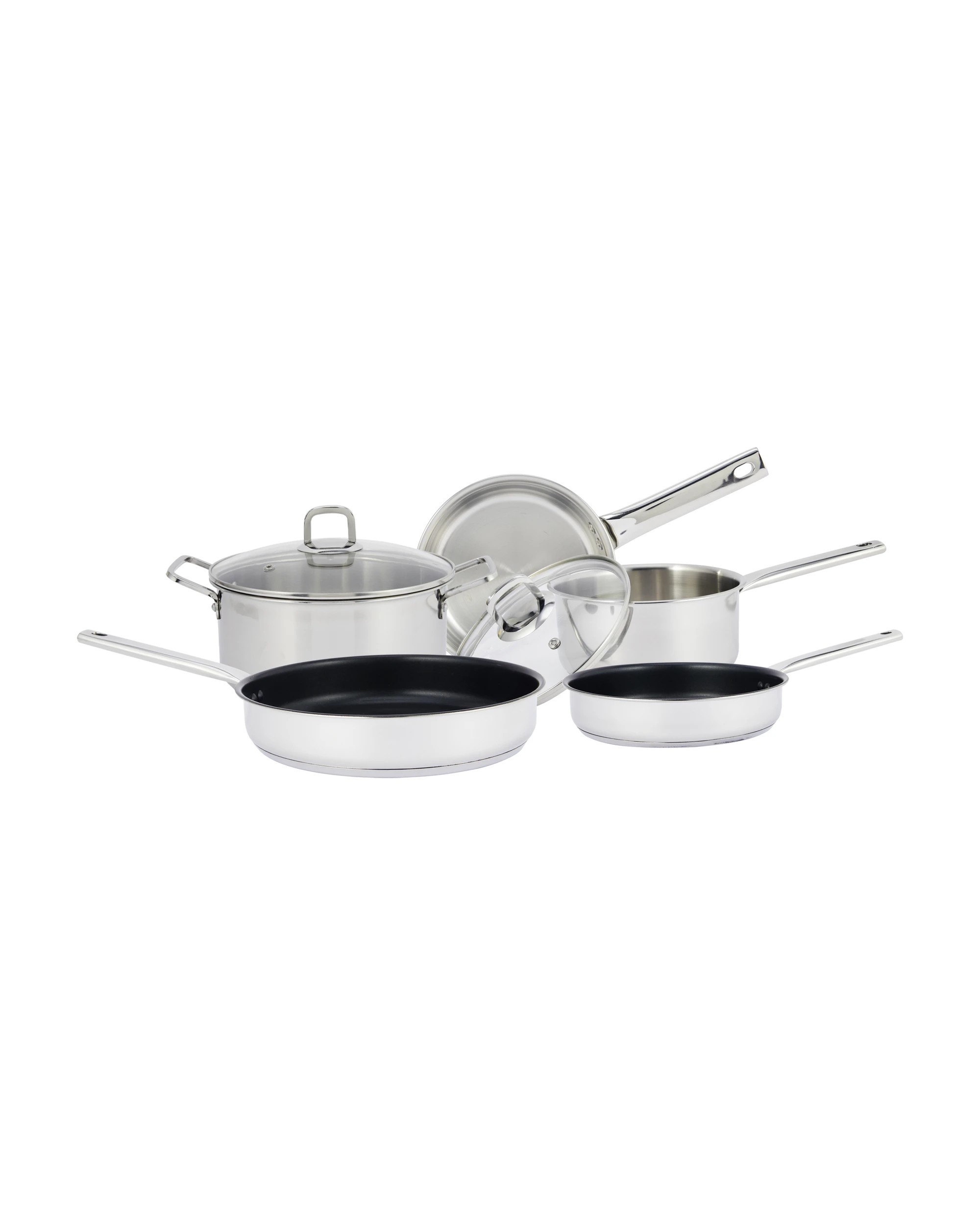 2 5 Piece Stainless Steel Cookware Set, 2 of 10
