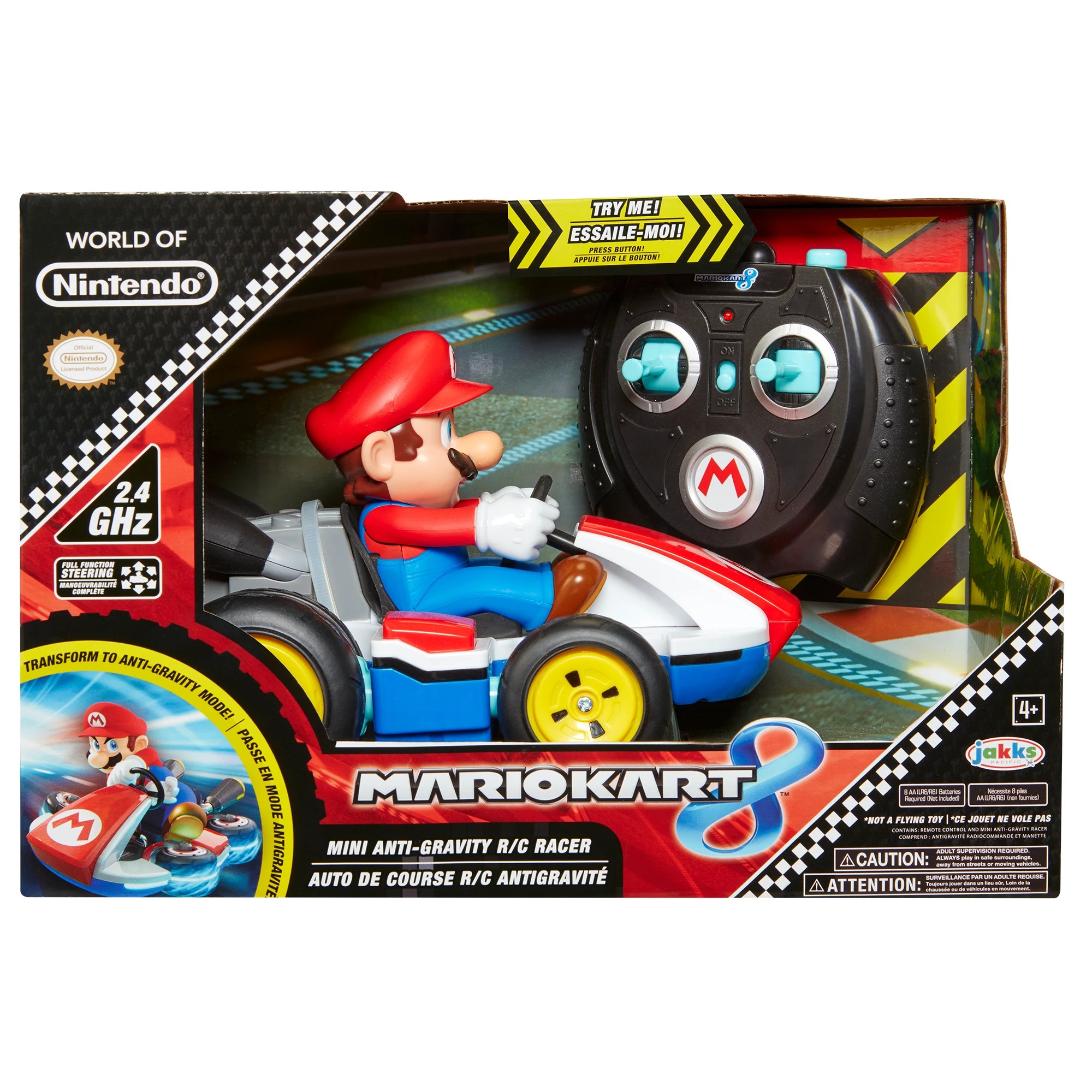 1 Mario Kart Mini Anti-Gravity R/C Racer, 1 of 2