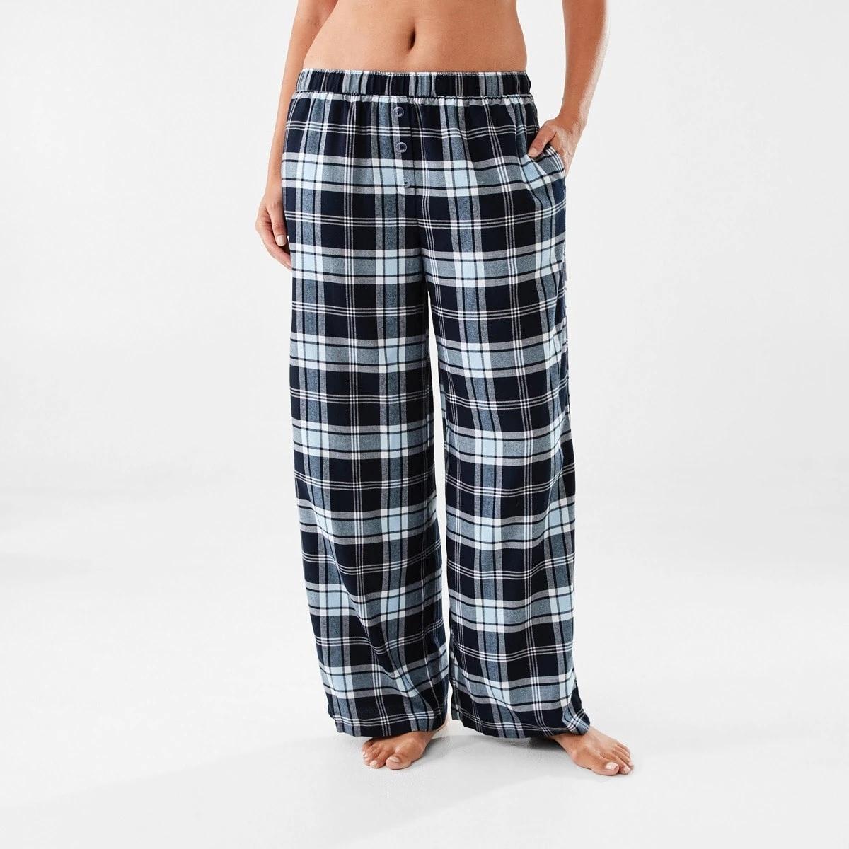 1 Boyfriend Flannel Pants Plaid Ck N, 1 of 6