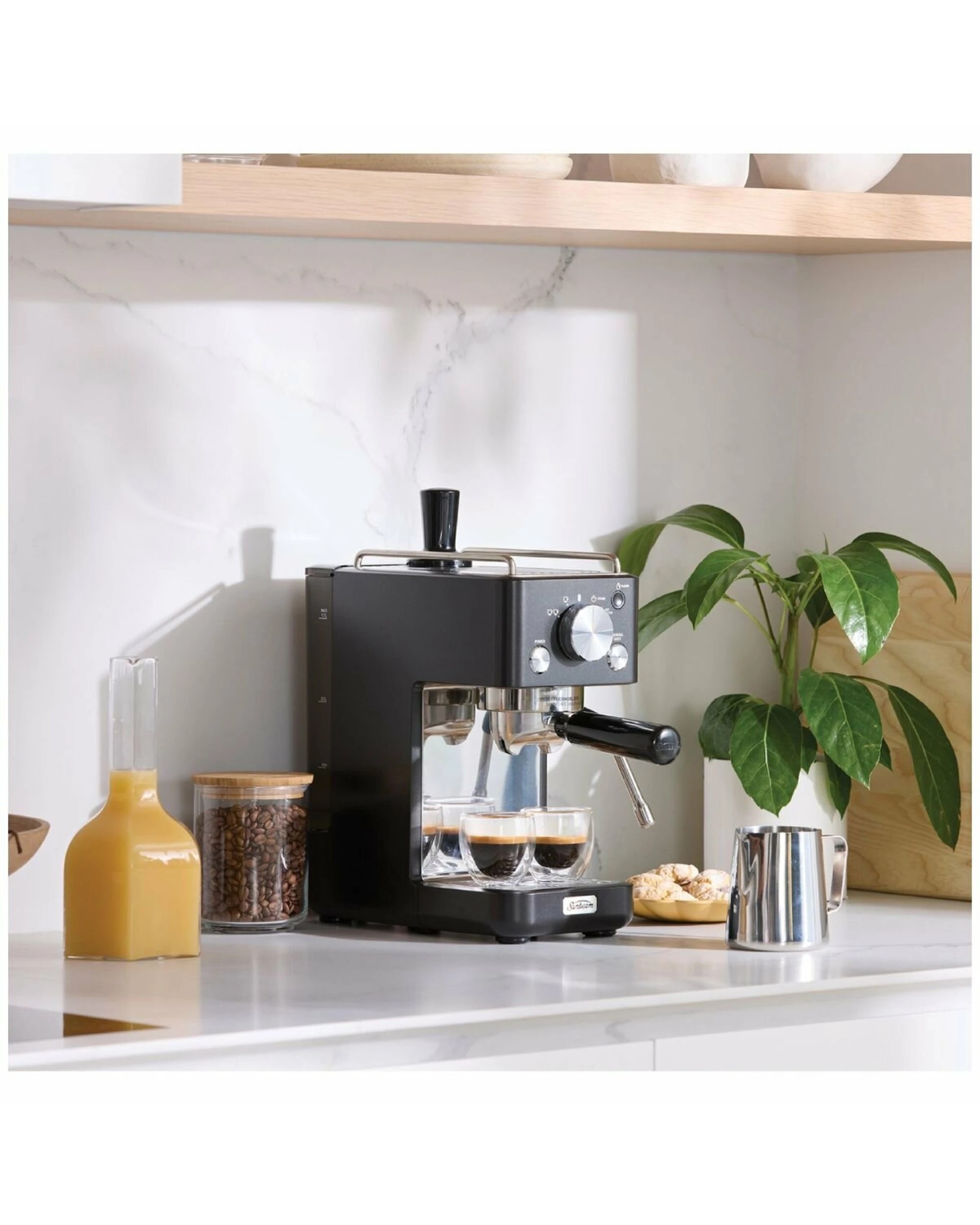 9 Sunbeam Origins Slimline Espresso Machine EMM4500BK, 9 of 10
