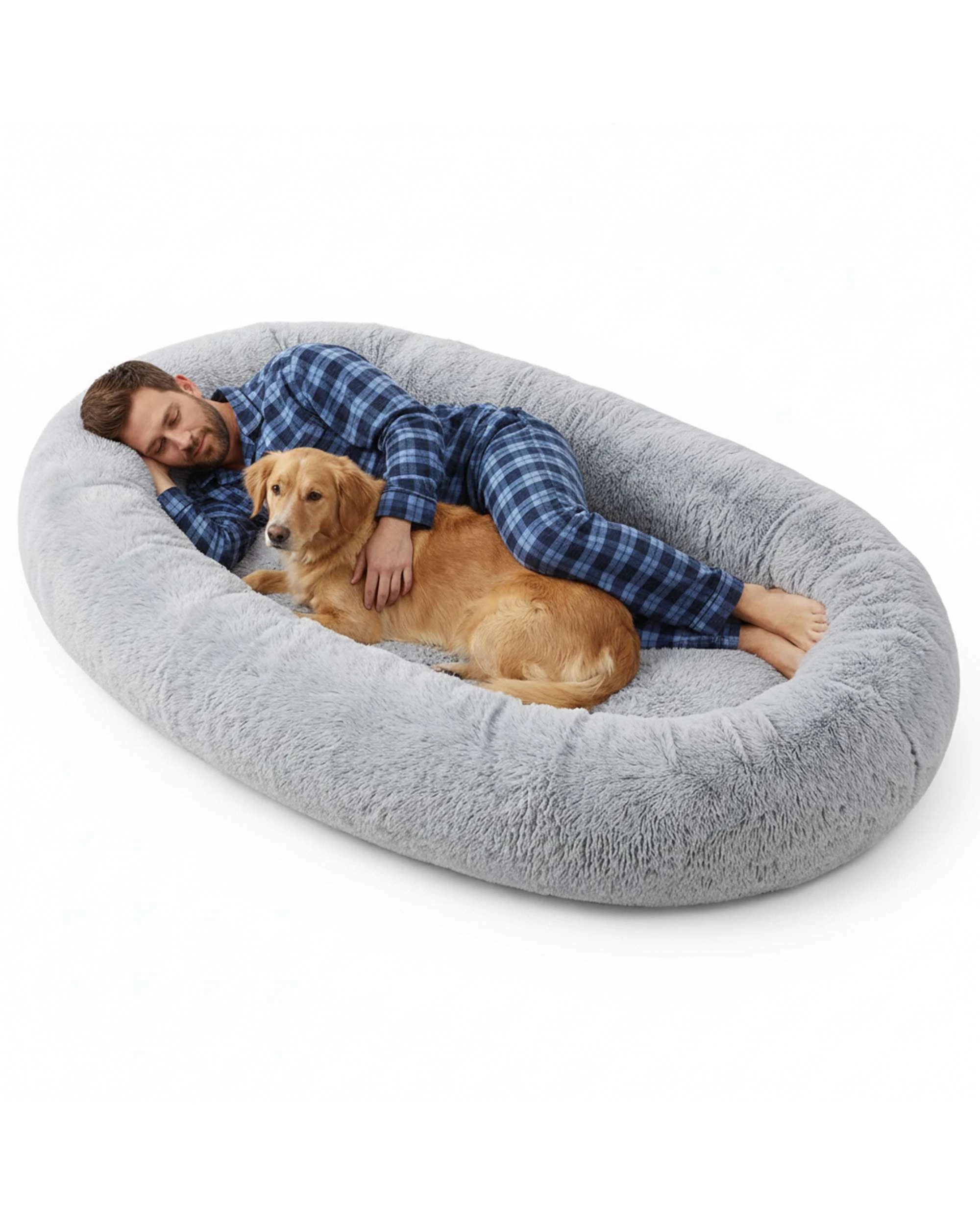 2 Advwin Extra Large Human Size Dog Bed Pet Bed, 2 of 7