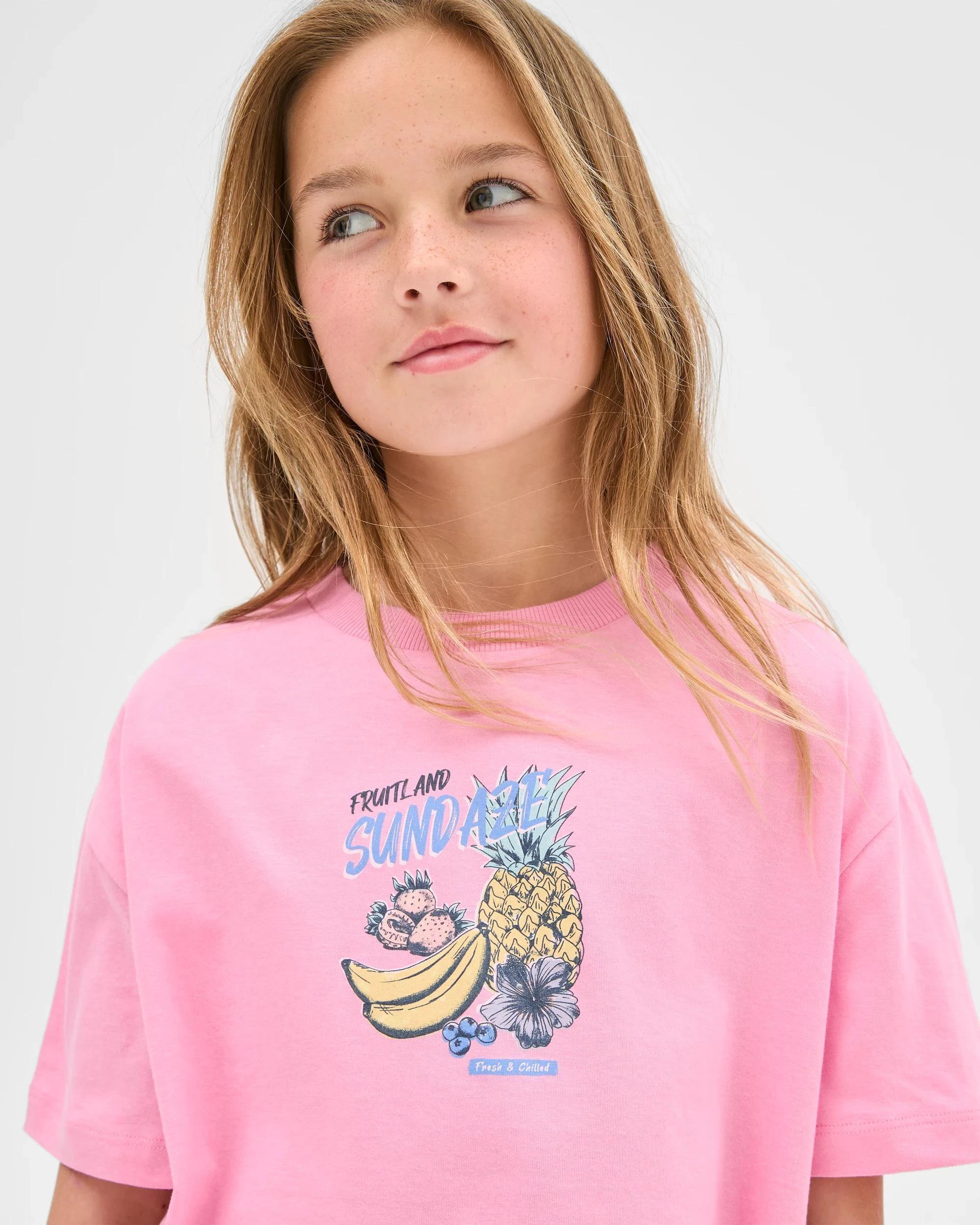 3 Target Kids Australian Cotton Print T-Shirt FRUIT PINK, 3 of 7