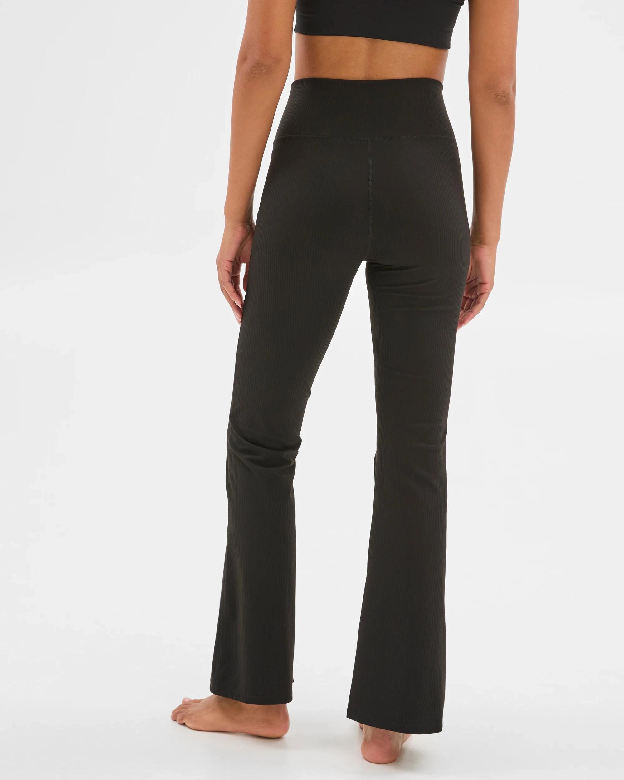 5 Target Active Studio Soft Rib Flare Pants BLACK, 5 of 5