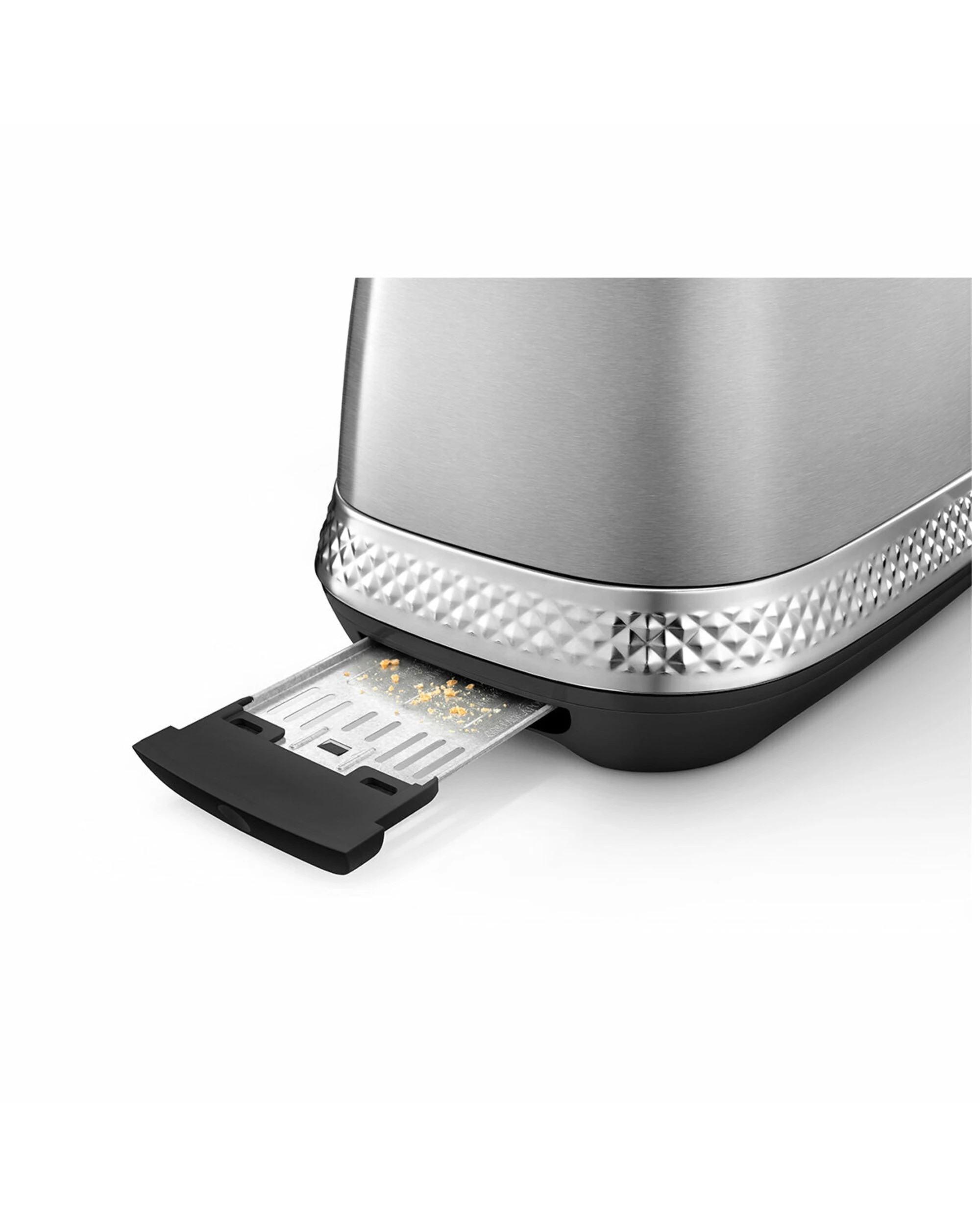 5 De'Longhi Diadema Long Slot Toaster Platinum, 5 of 5