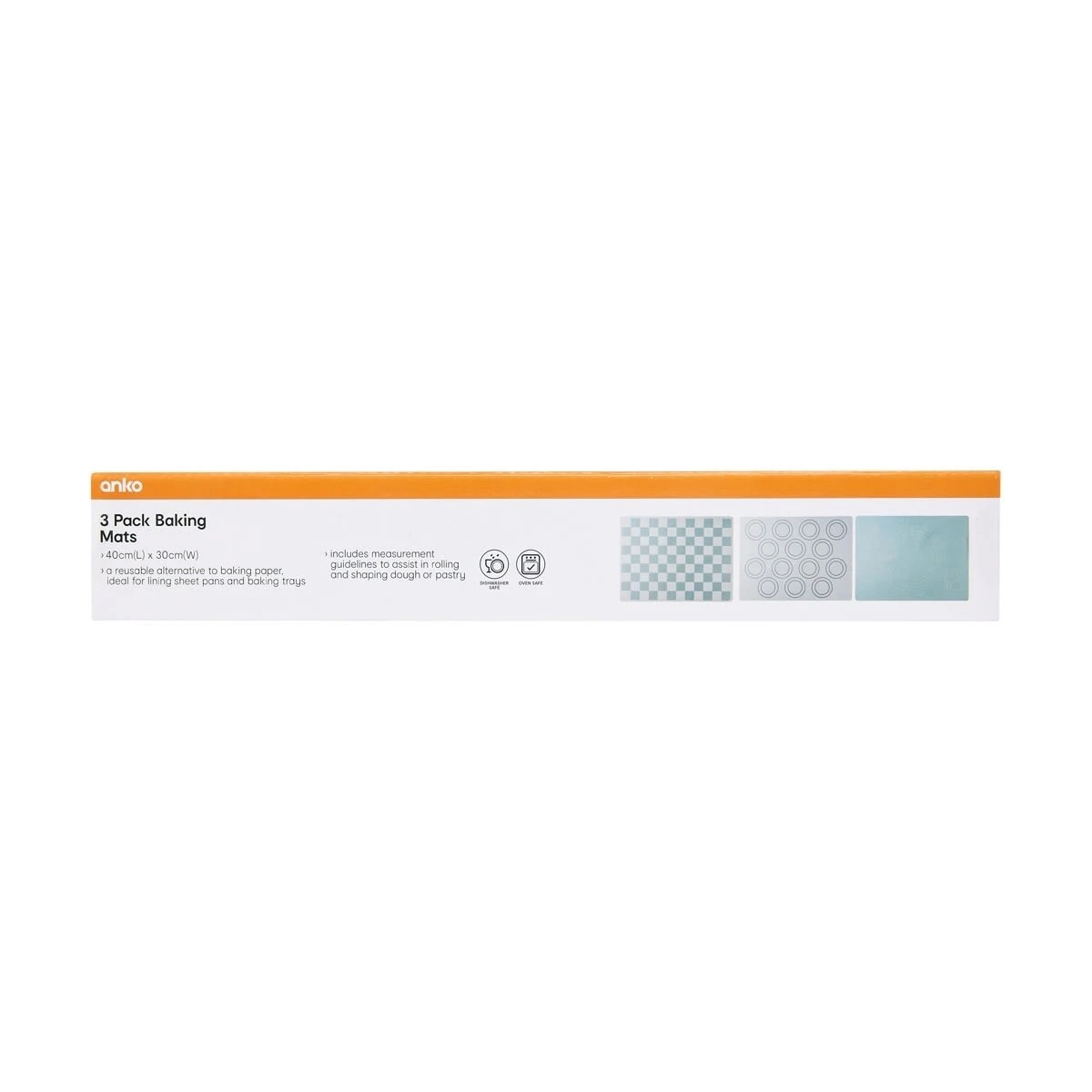 6 3 Pack Baking Mats - Green, 6 of 6