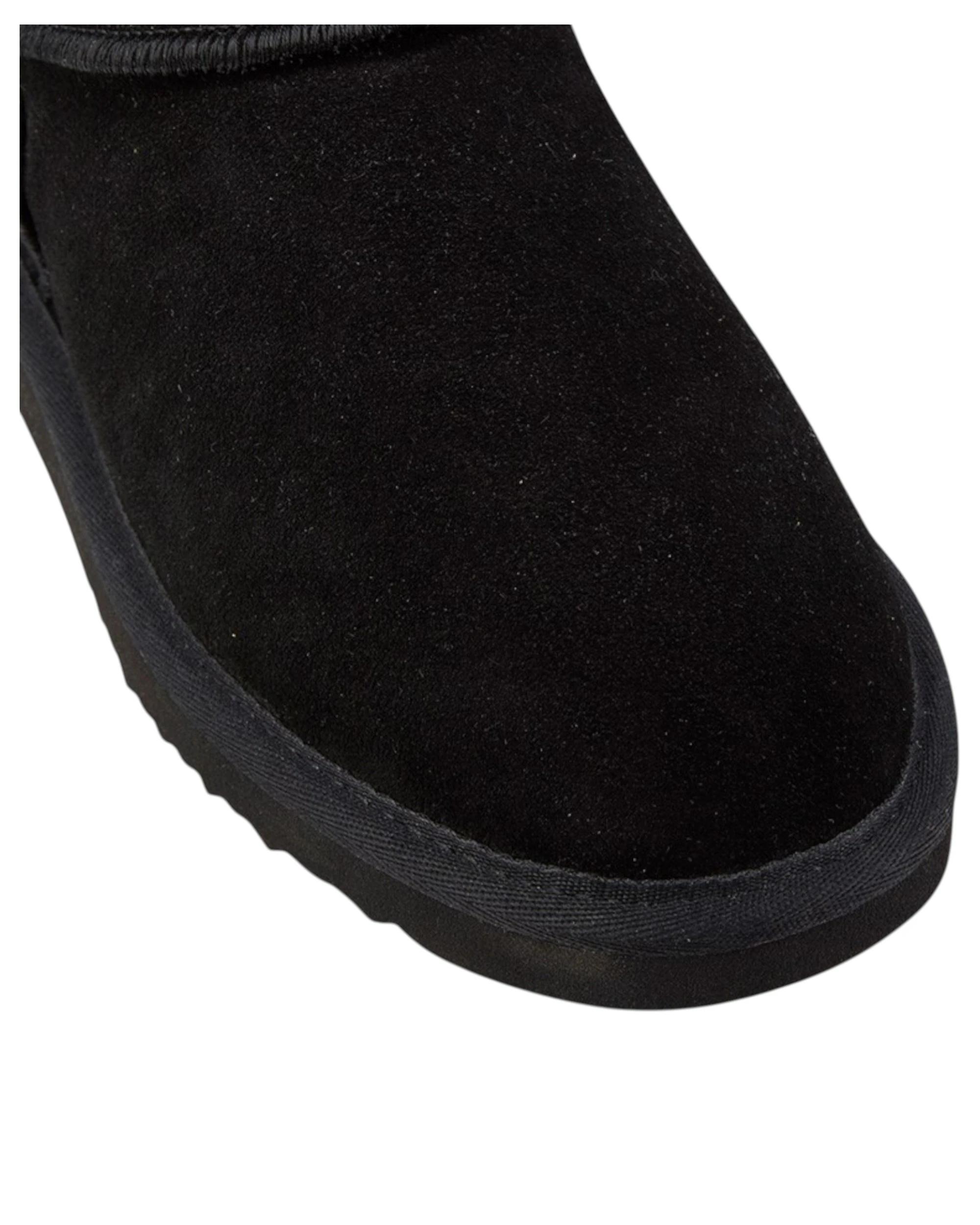 2 Grosby Mens Ugg Jackaroo Boots Casual Slip On Black Slippers BLACK, 2 of 3