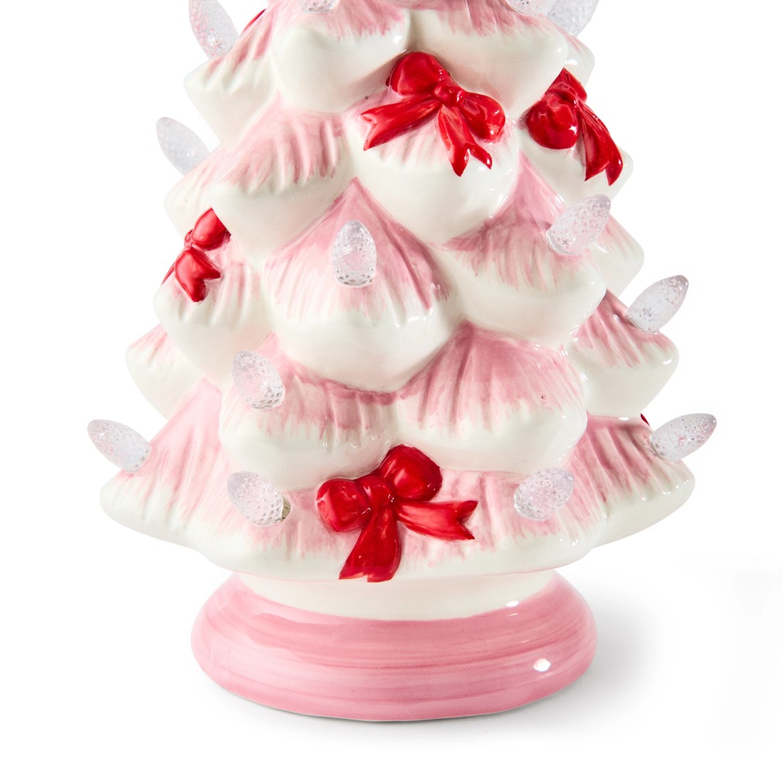 6 Battery Operated LED Light Up Ceramic Tree - Assorted, 6 of 10