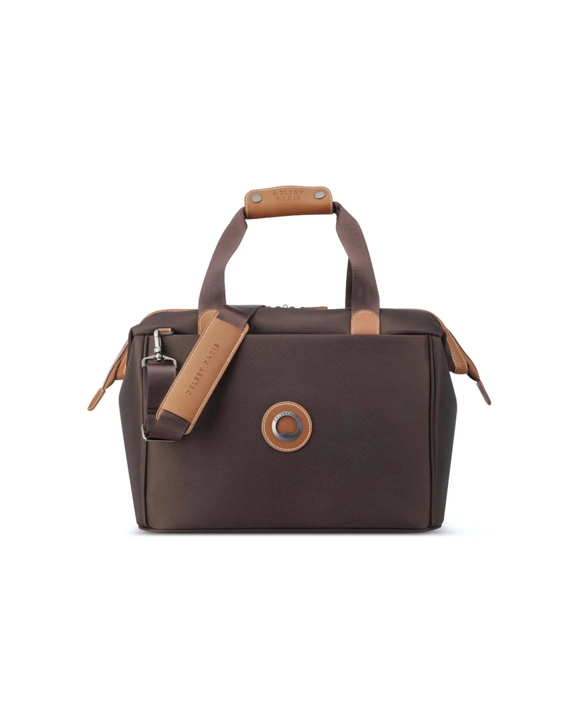 1 Delsey Chatelet Air 2.0 Weekender S Overnight Bag Laptop Compartment Recycled - Brown, 1 of 8