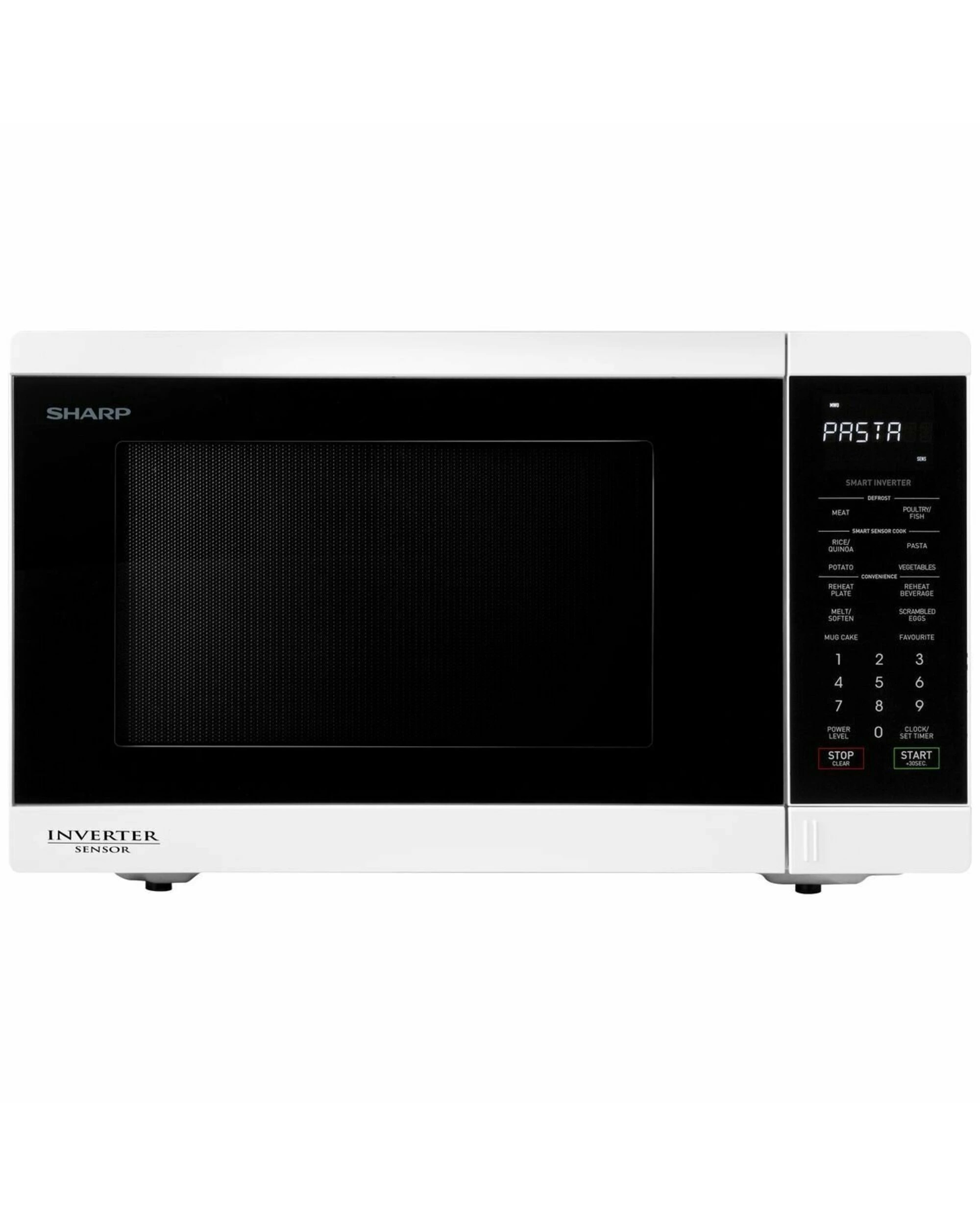 1 Sharp Smart Inverter 1200W Microwave, 1 of 4
