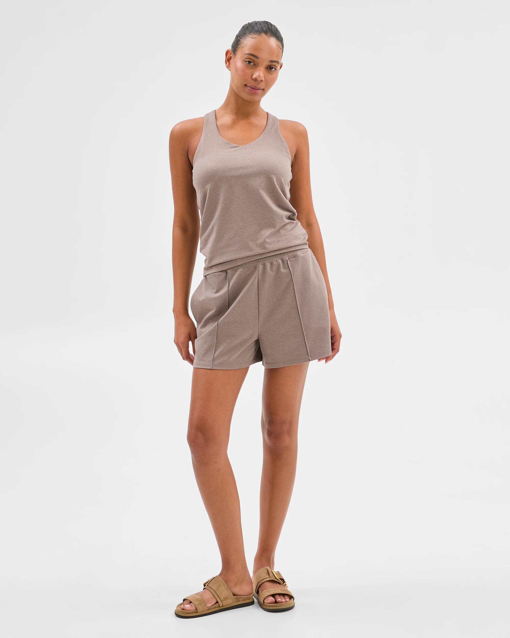 1 Target Active Studio Luxe Marle Racer Tank Top — Mushroom MUSHROOM, 1 of 6