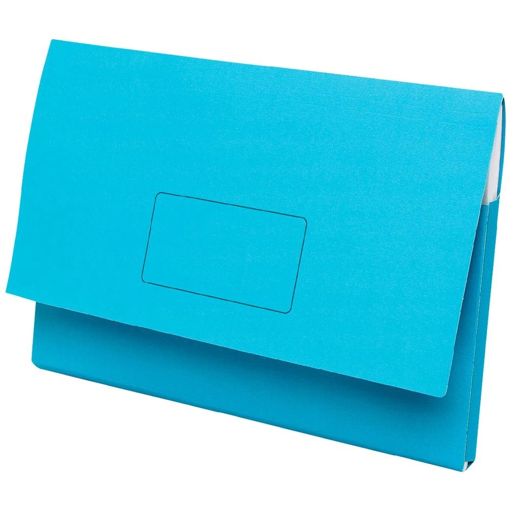 1 Marbig A3 Document Wallet Slimpick Blue, 1 of 1