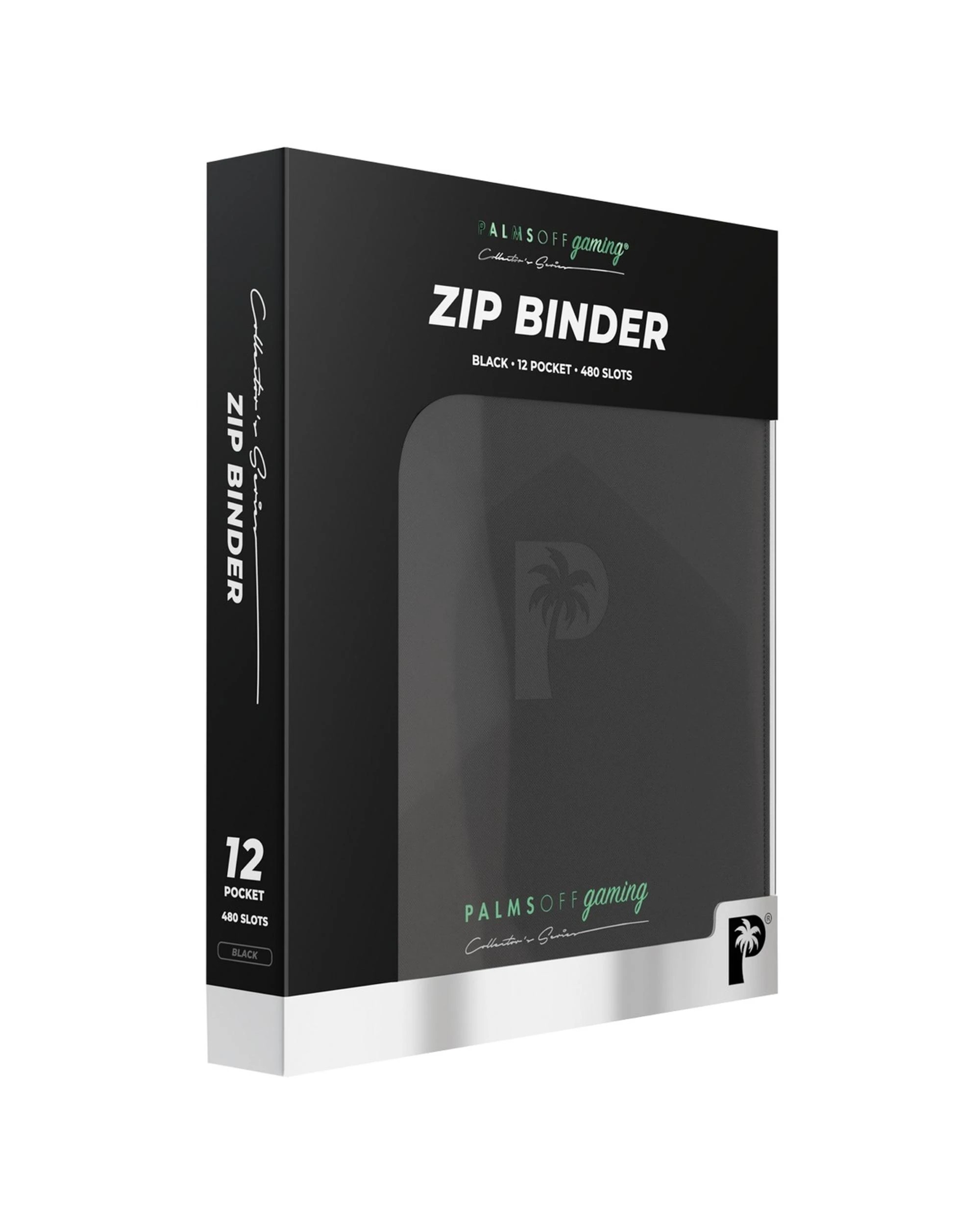 8 Palms Off Gaming Collector's Series 12 Pocket Zip Binder - Black, 8 of 8