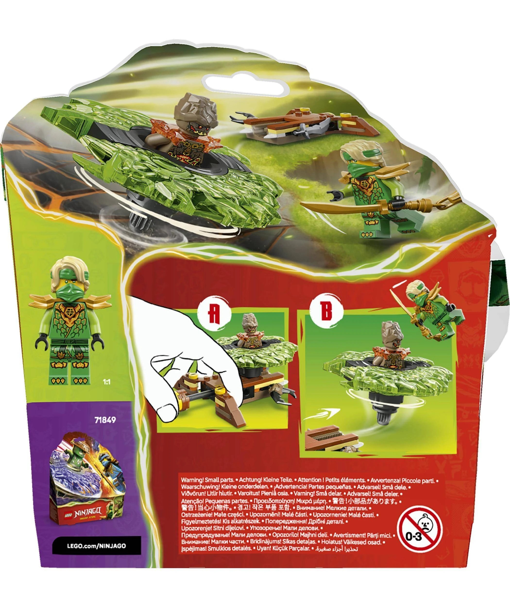 10 LEGO NINJAGO Lloyd vs. Earth Monster Spinner 71850, 10 of 10