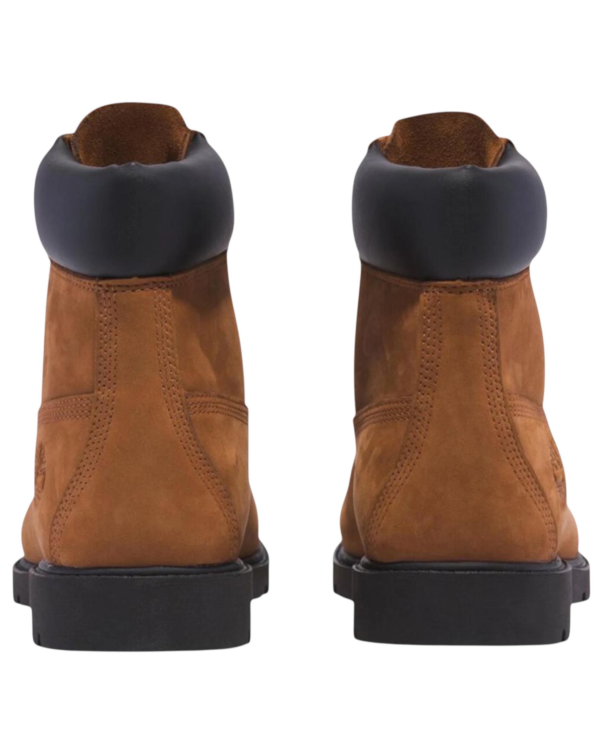 6 Timberland Mens 6-Inch Rust Nubuck Classic Waterproof Boots RUST NUBUCK, 6 of 8