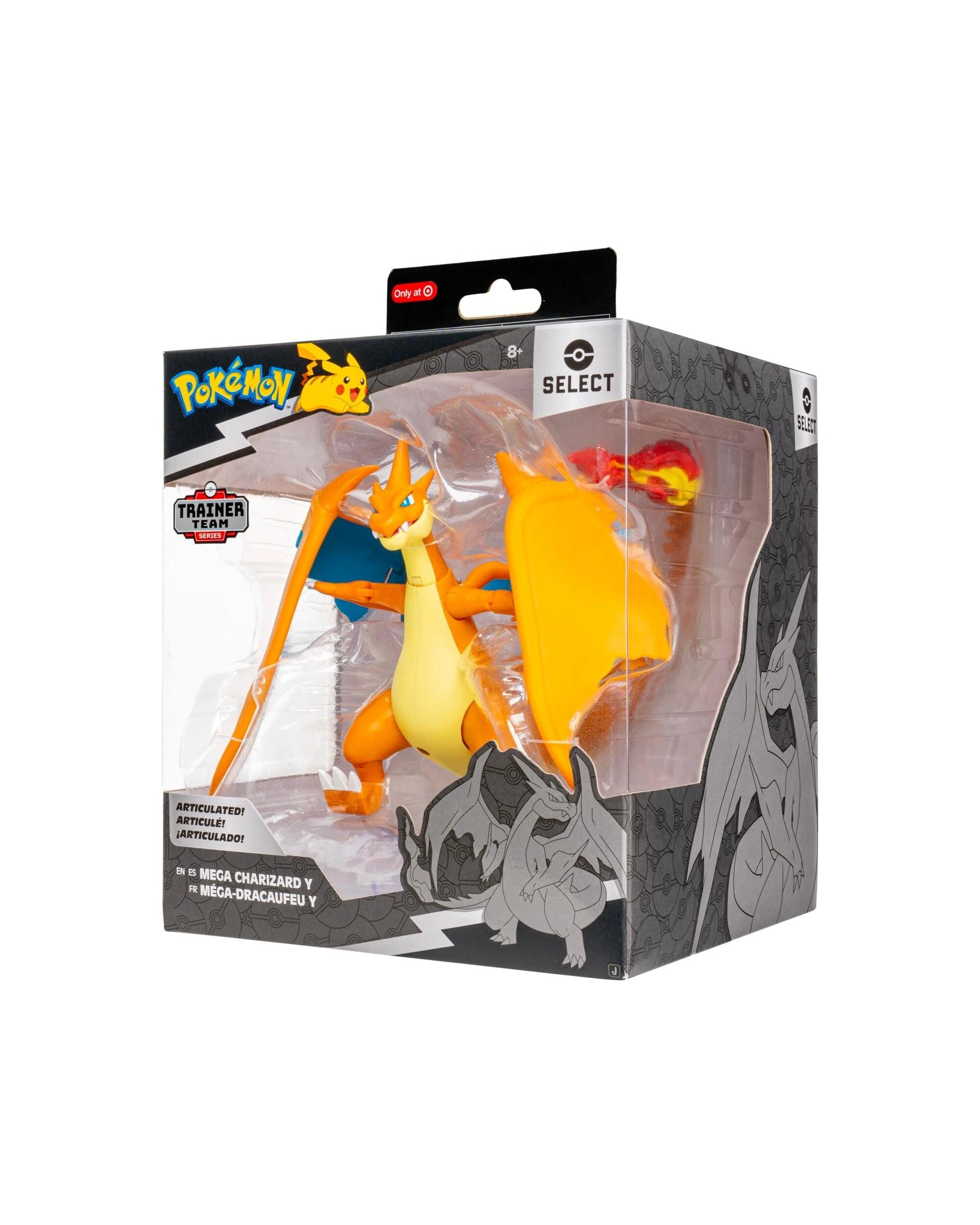 2 Pokemon Select Trainer Team Series Mega Charizard Y Super Articulated 6 Inch Figure, 2 of 6