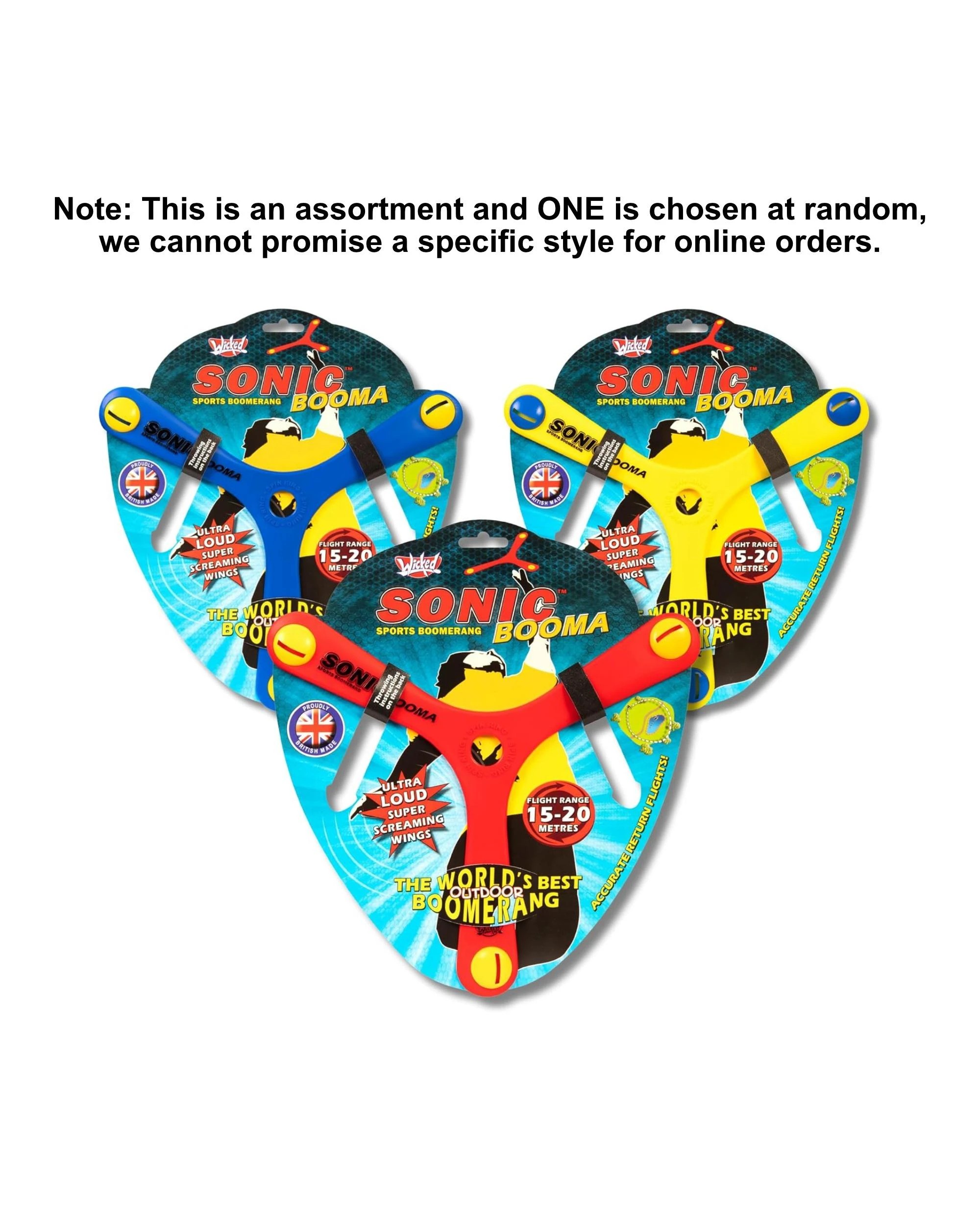 2 Wicked Sonic Booma Outdoor Boomerang - Assorted, 2 of 4